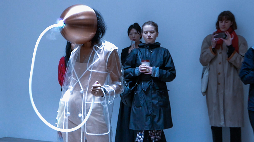 Live performance, Contract with the skin, Raven Row, London 2019