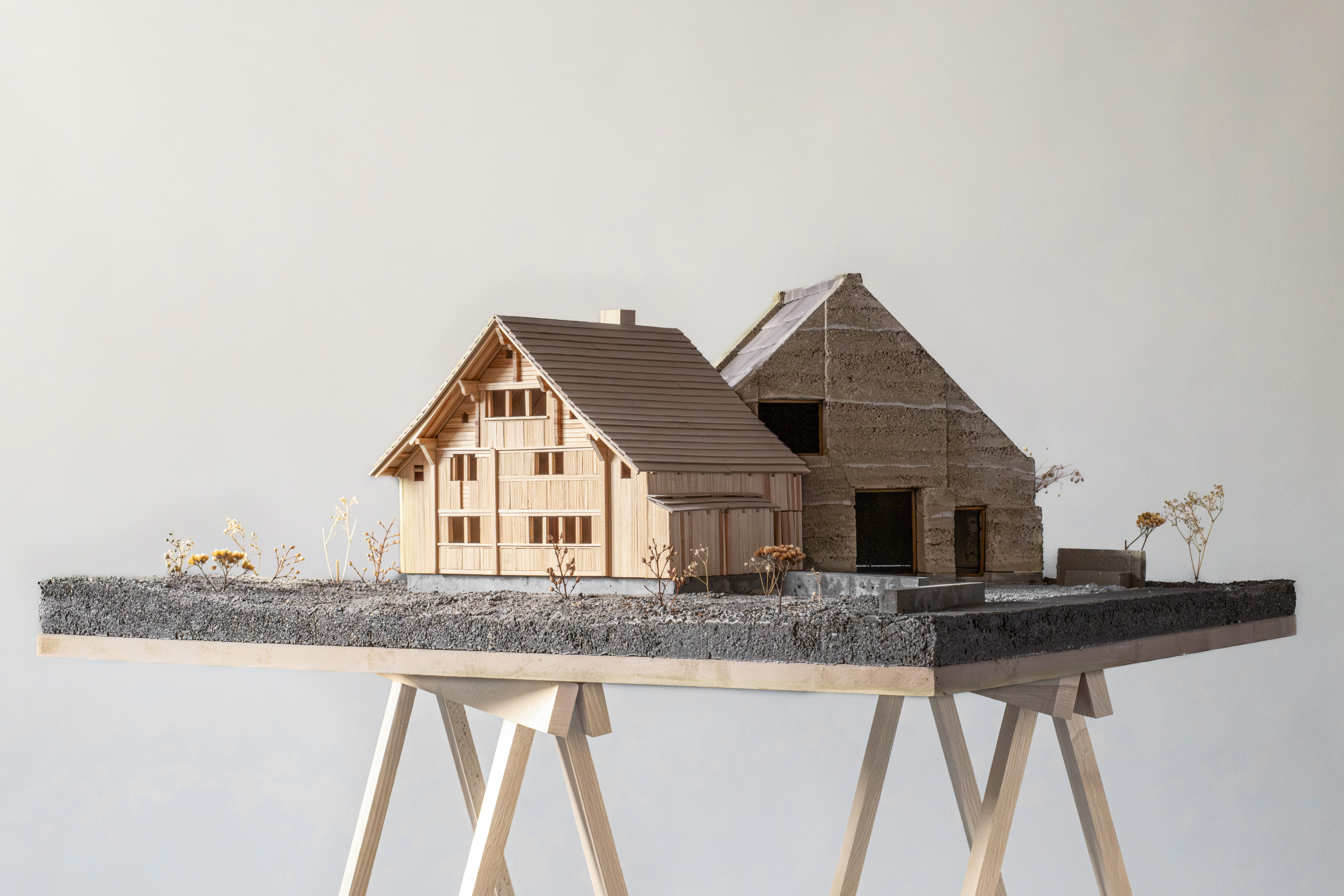 005 Hausverschiebung + Stampflehmbau, G&auml;ssli5, Grabs