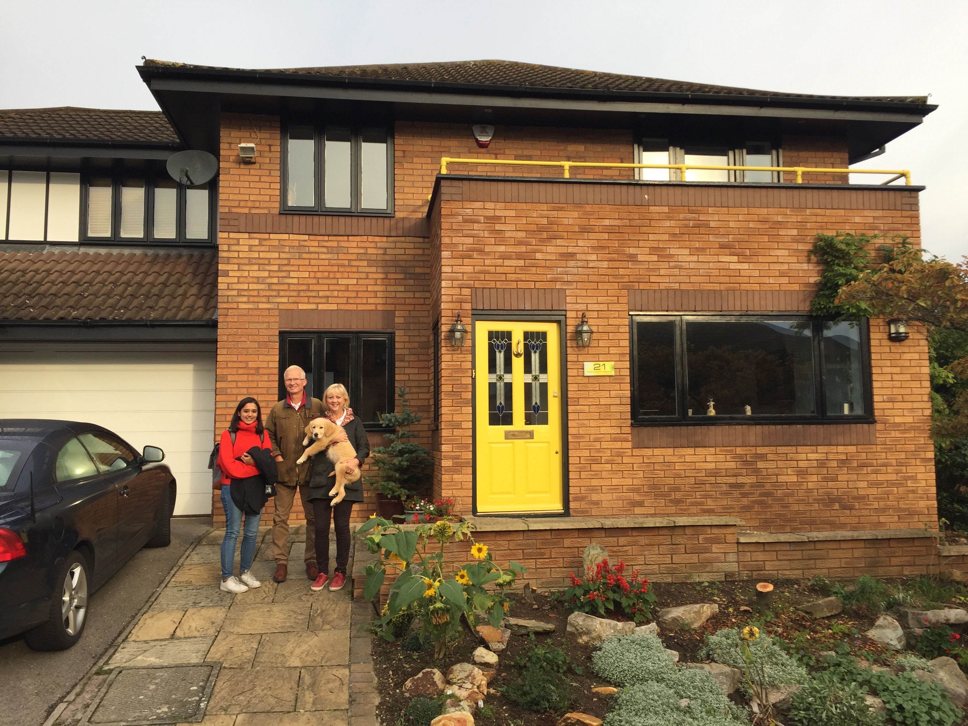 Zoe, Paul and Ashmi in Great Holm