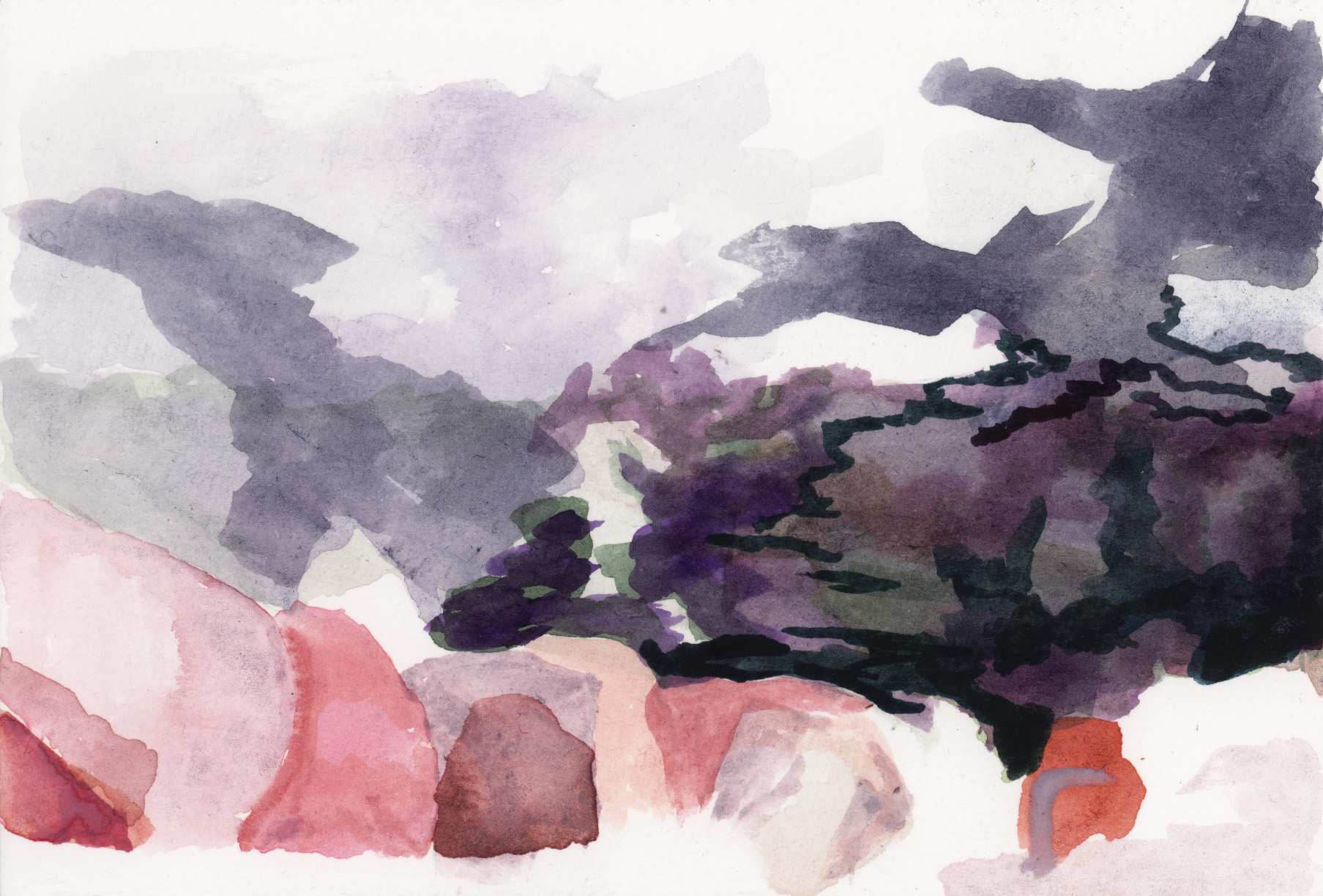 Aquarel, 105 x 115 mm, 2021