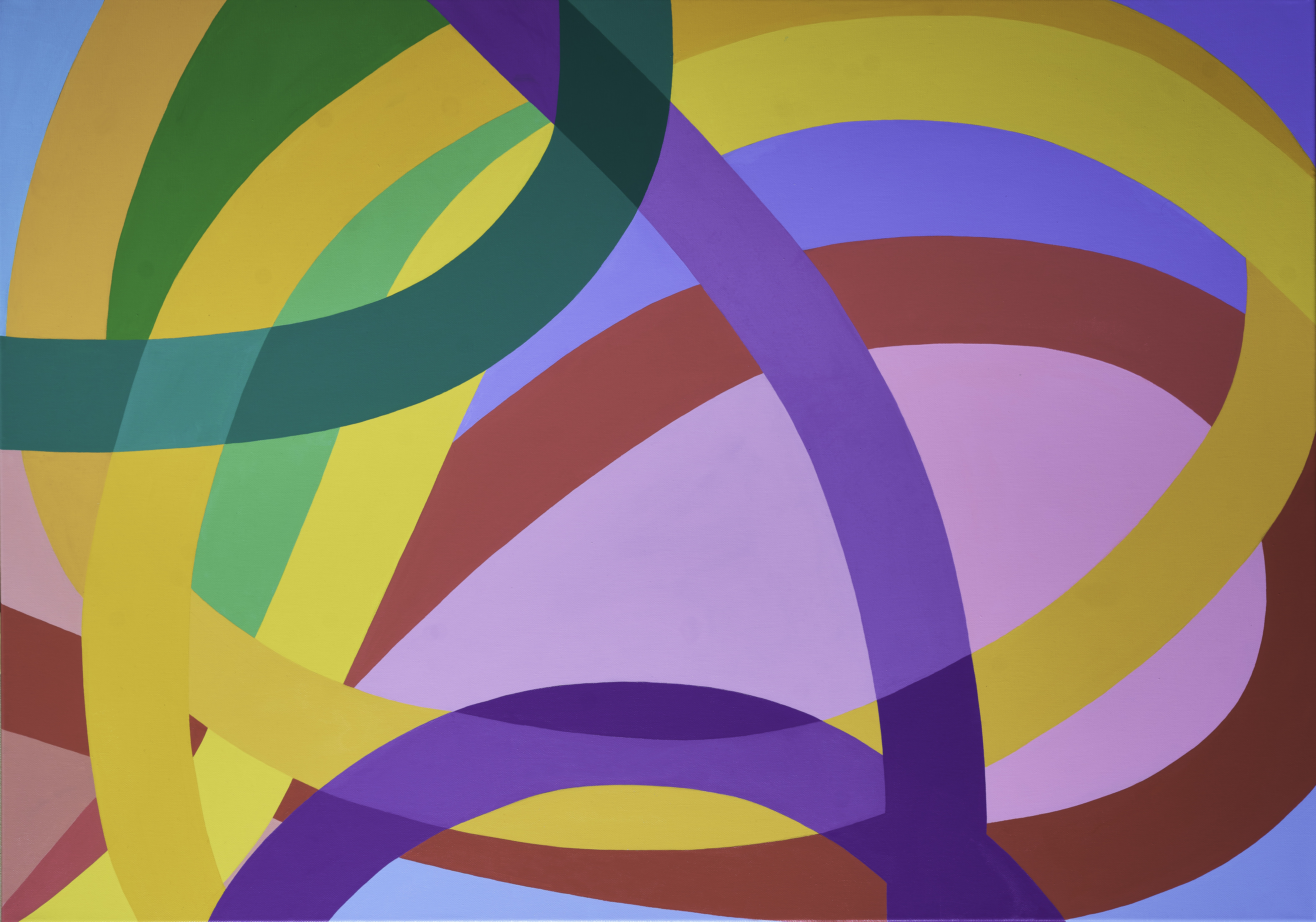 Sin título, 2020. Acrílico sobre tela, 95 x 135 cm.