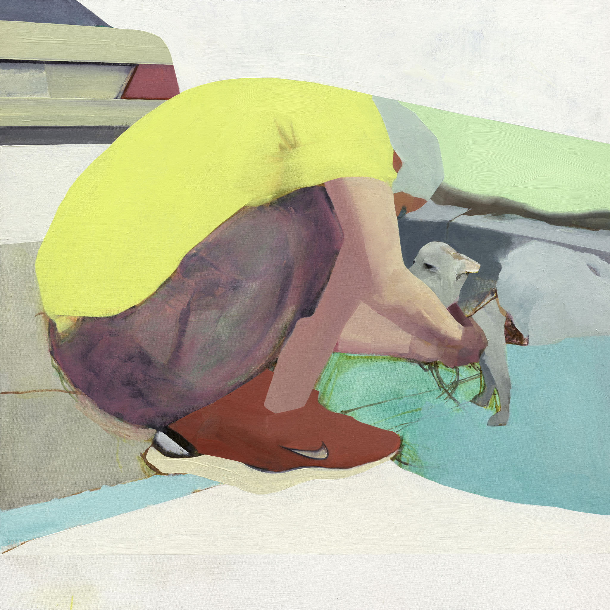 Leash 36x36 oil on canvas 2008