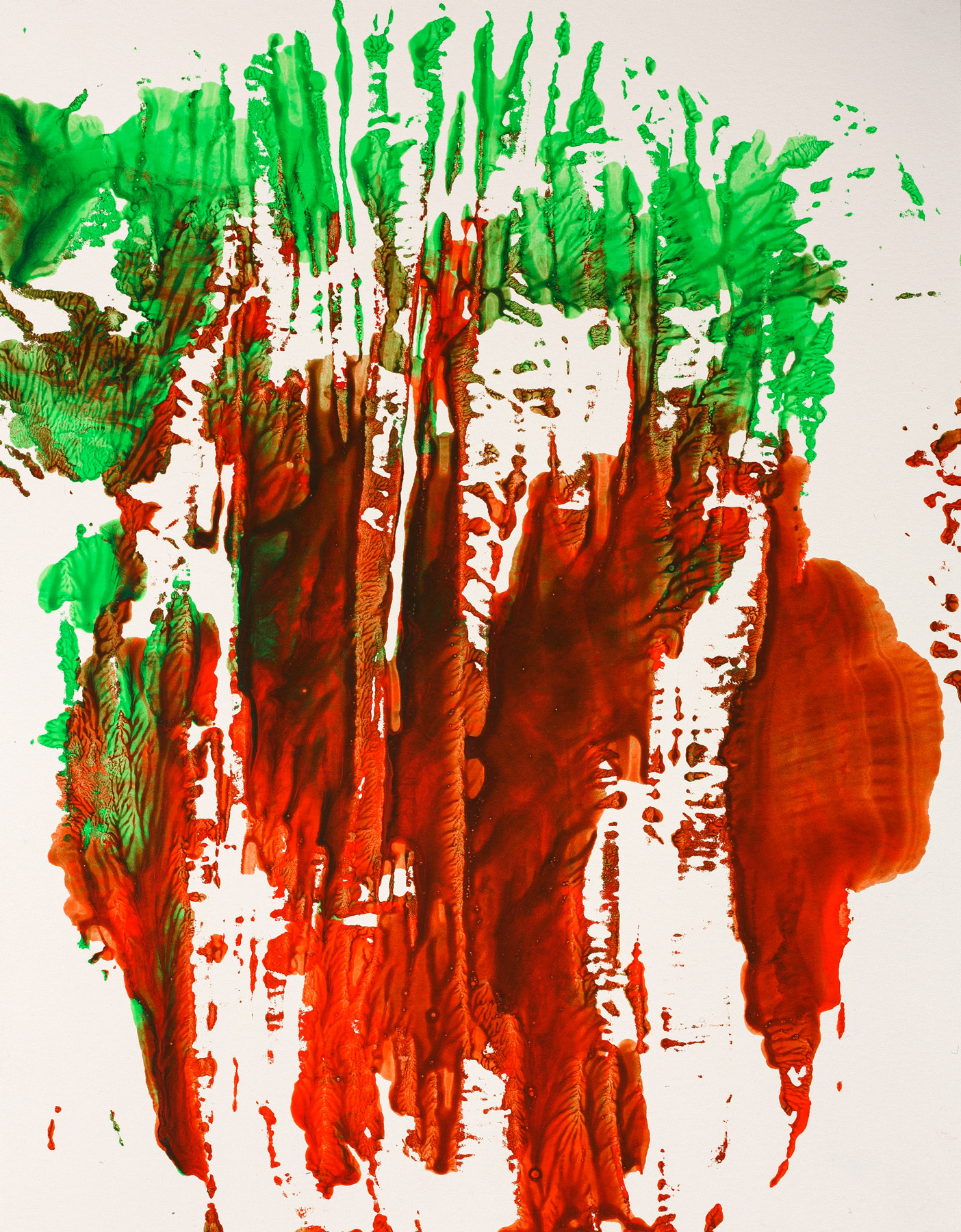 o.T.Acryl auf Kartonca. 29 x 22 cm