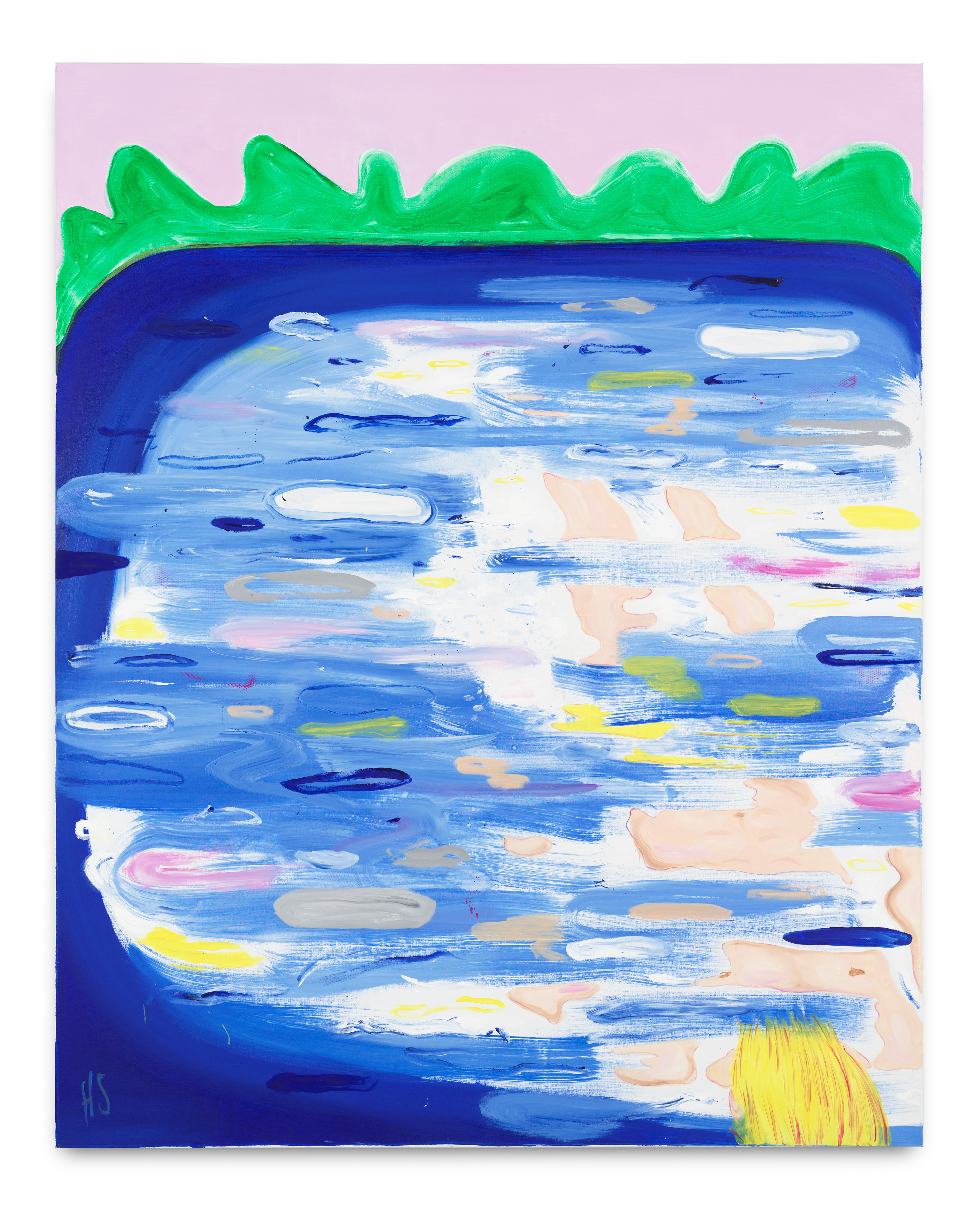 HOT TUB II, 2023 250 x 200cmOil on Canvas