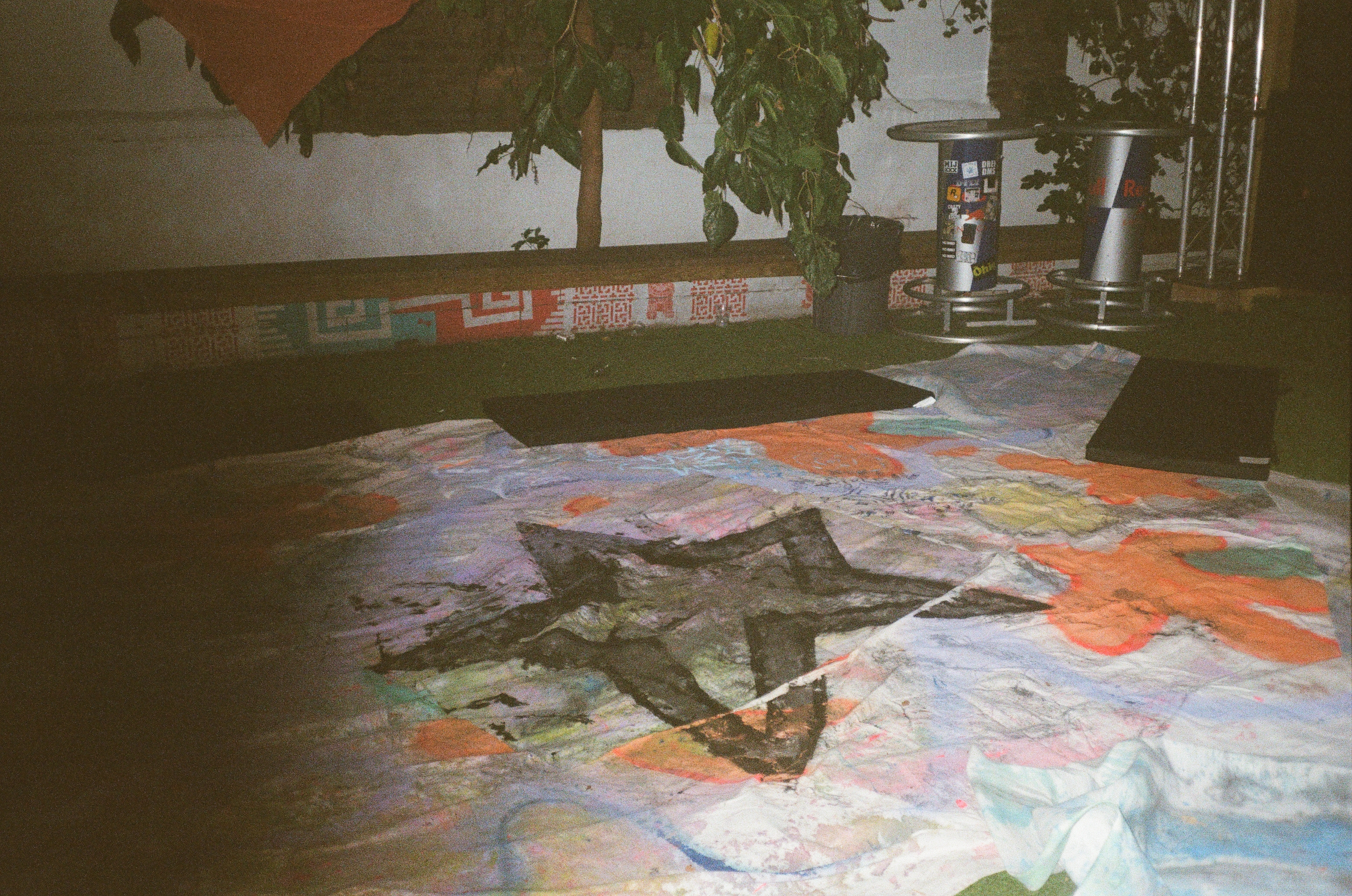 Lounge area, reused from Giant Paintbrush install