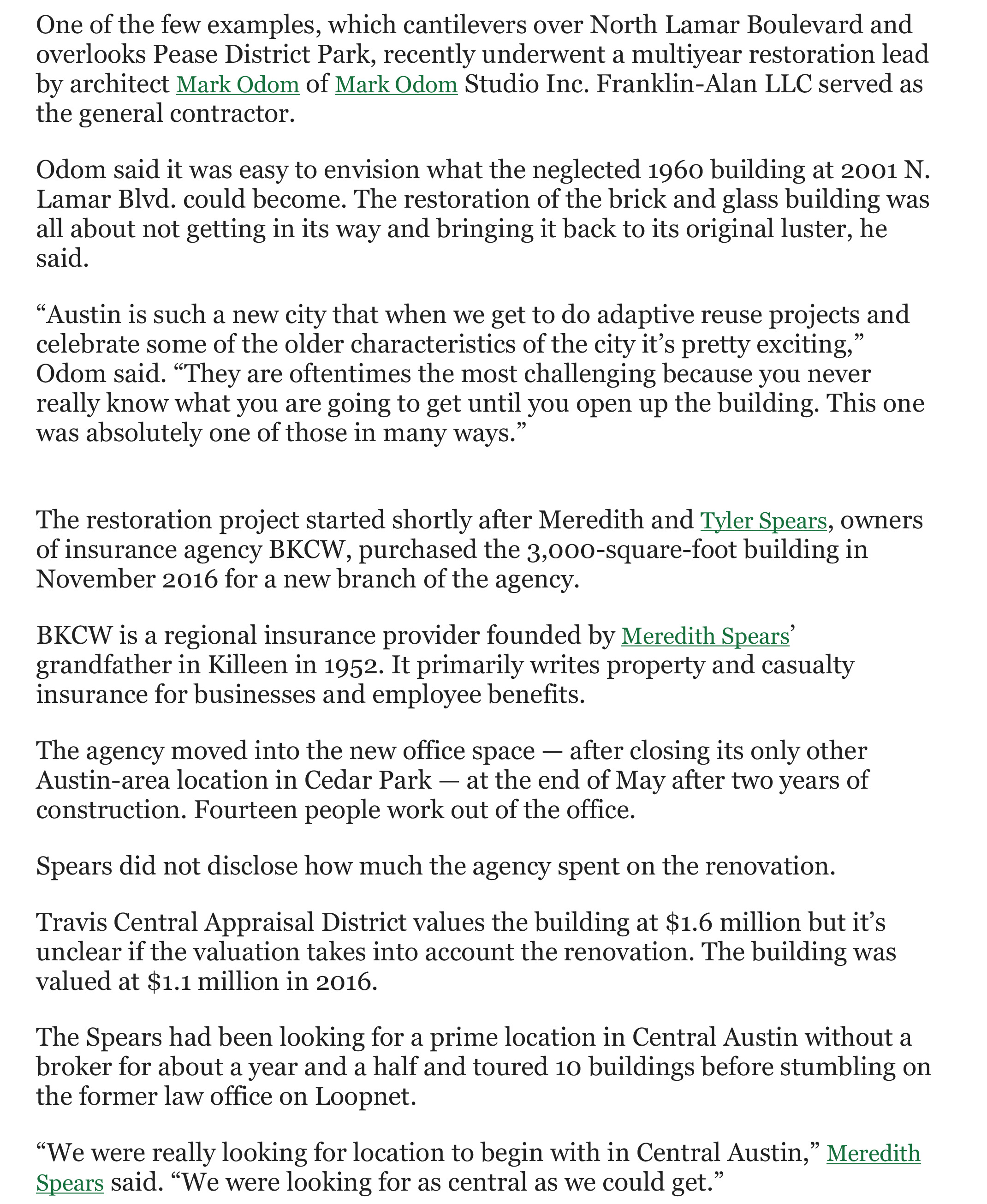 Austin Business Journal / 2019 — markodomstudio