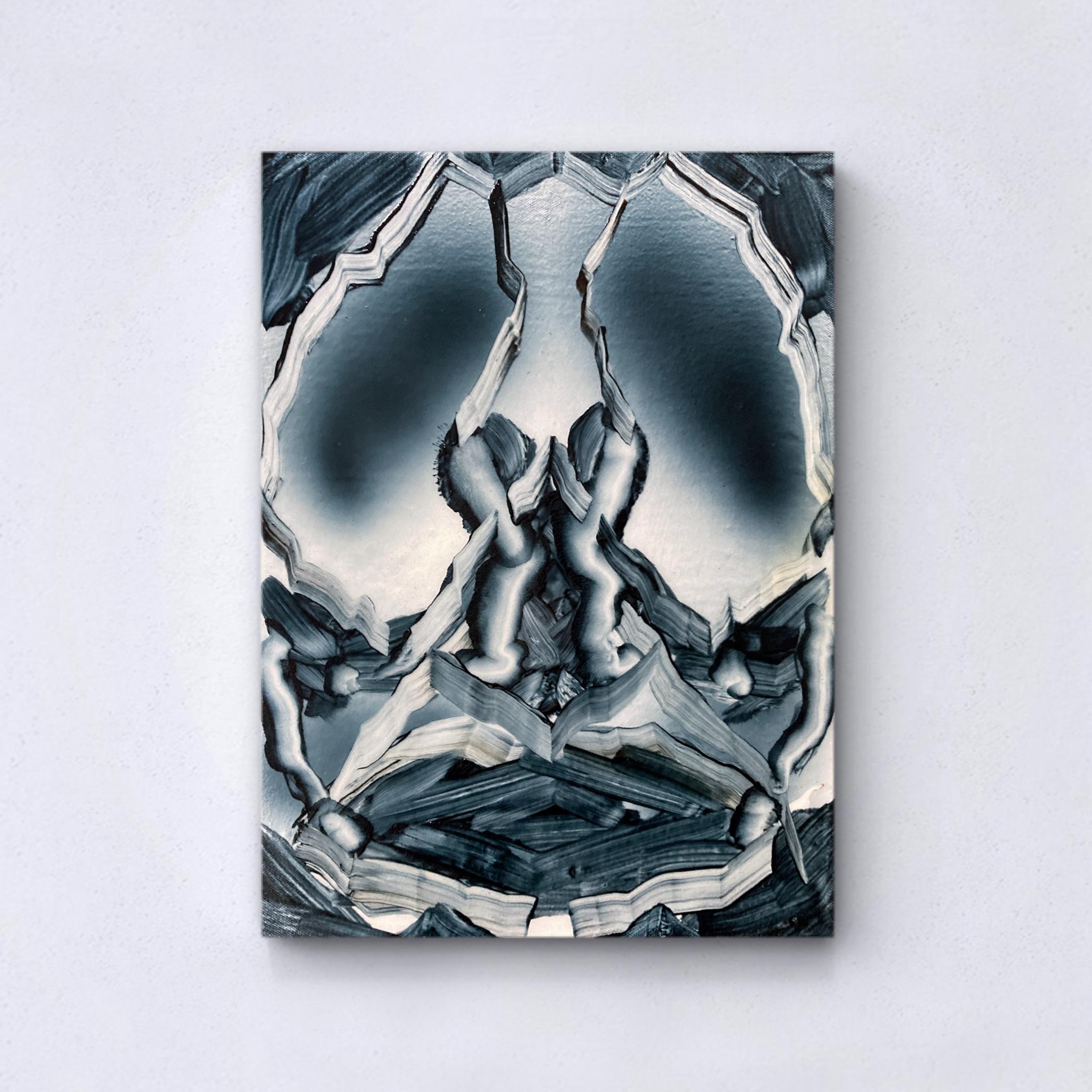 Split study - 38x28cm, oil on canvas