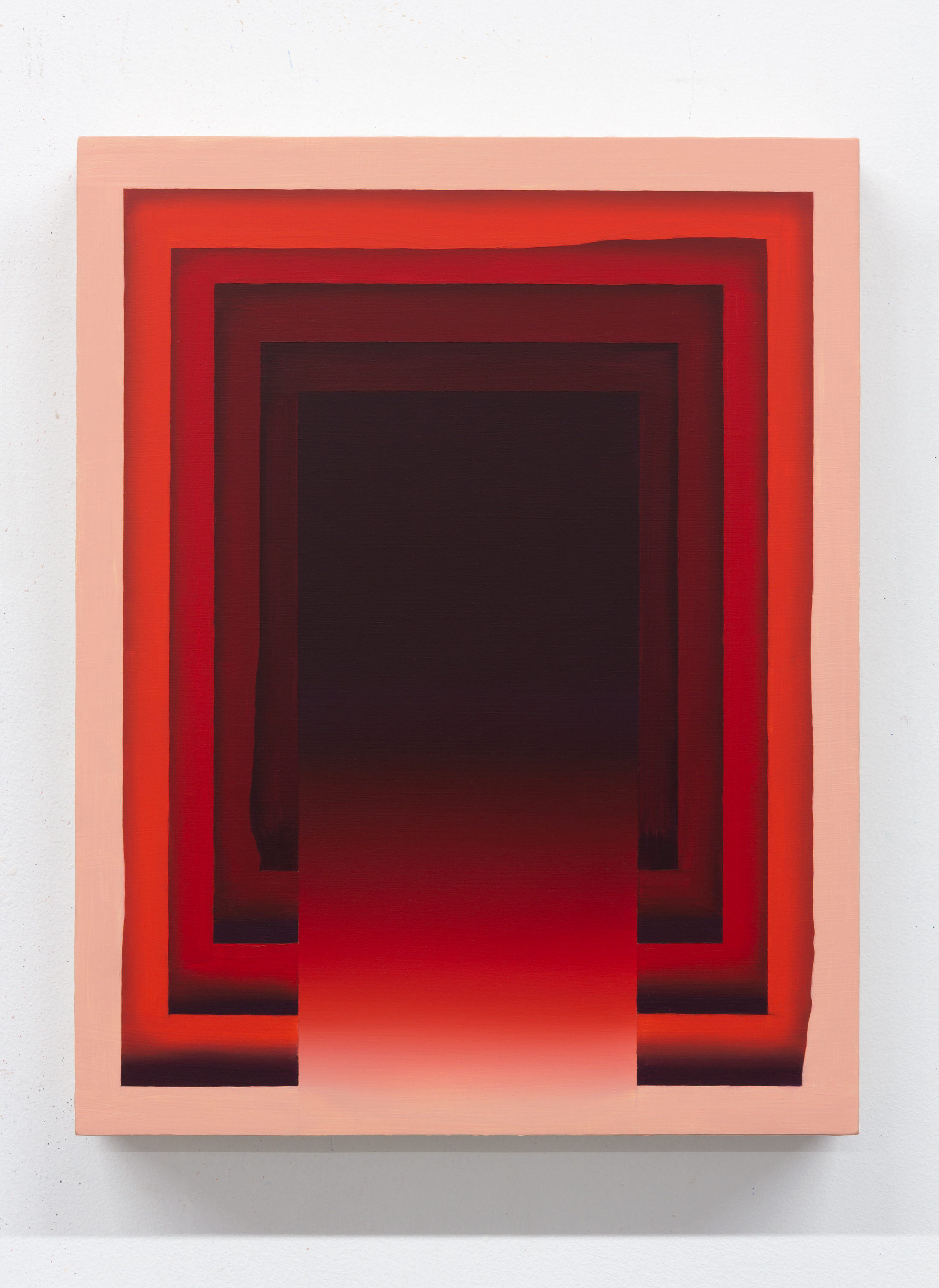 Portal. 2023. Oil and acrylic on wood panel / Huile et acrylique sur panneau de bois. 14" x 11" (36 x 28cm)