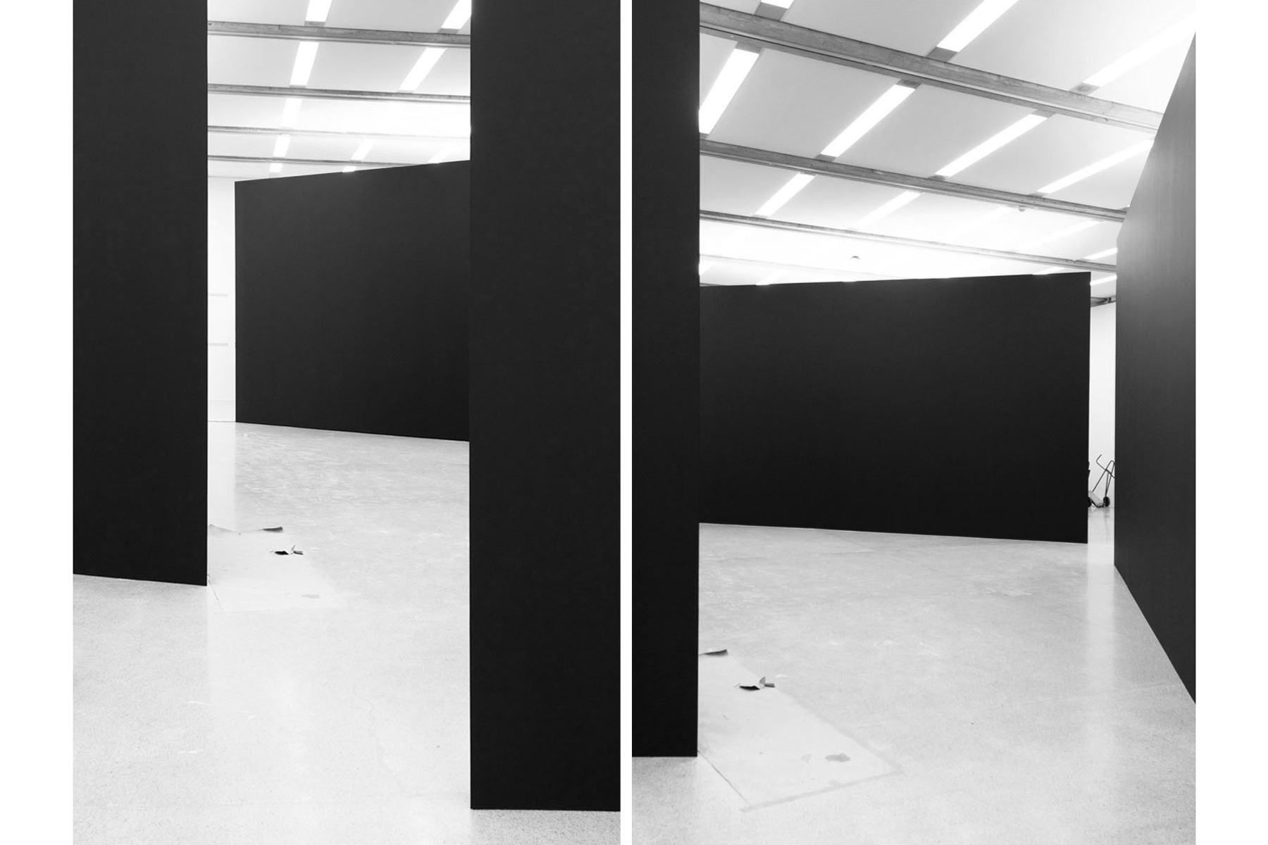● Central void space / "Adam Pendleton: Blackness, White and Light / mumok / Frederick Tang Architecture / Role: project Manager / Role: Project Manager / Vienna, Austria (2022-23)