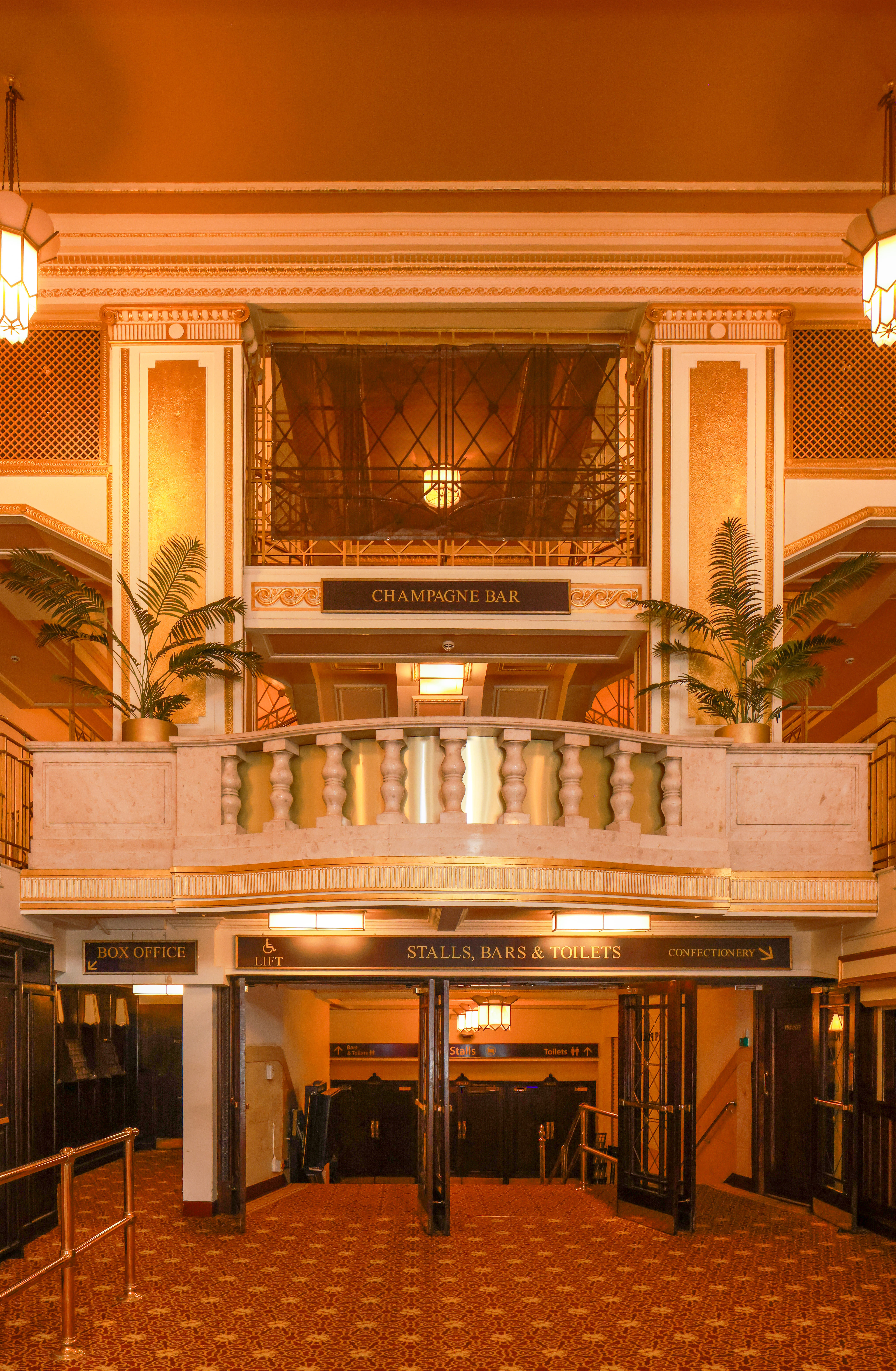 Lobby Hillsong Church, Dominion Theatre, 1929, Tottenham Court Road, London. Photo credit: Sirj Photography