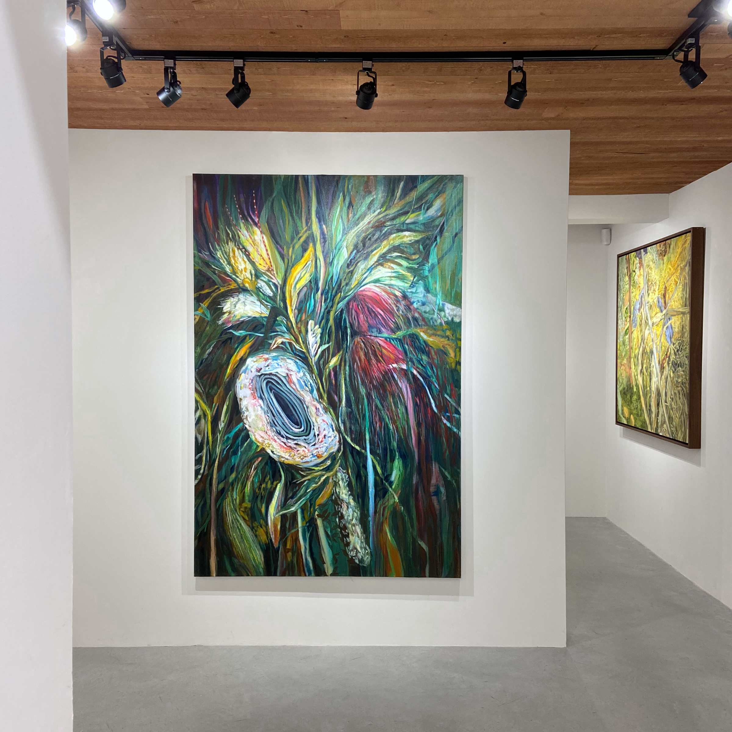 Andréanne Le. Hudon, Vue d'expo, 2023. © Champagne et Paradis.