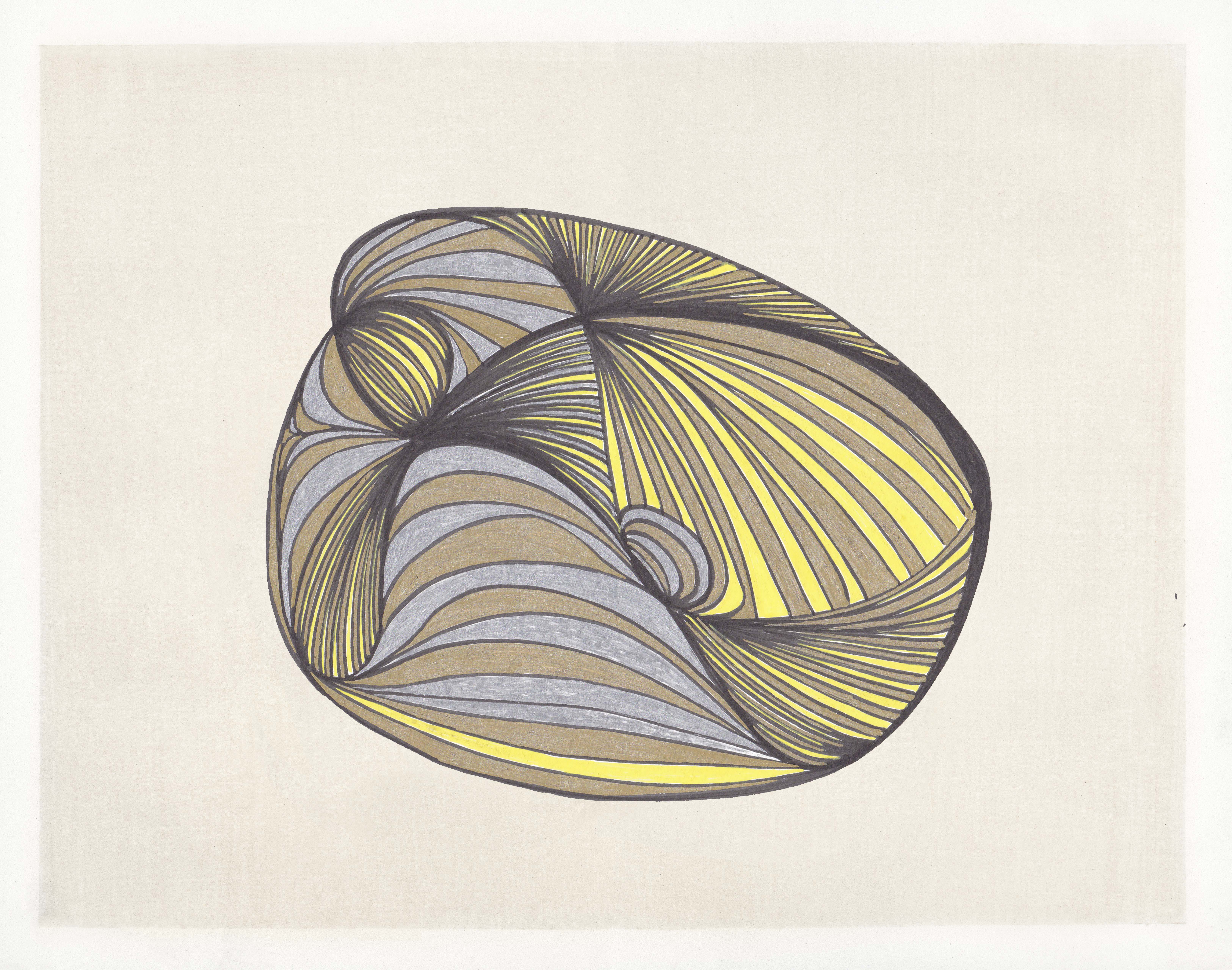 Nut / mixed media on paper