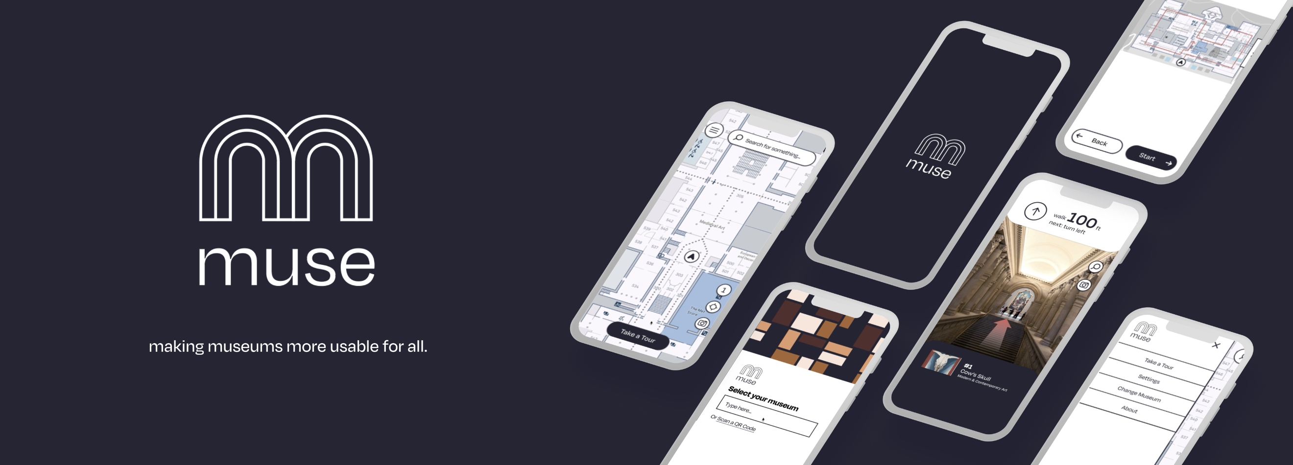Header image showing Muse logo on left and app screens on right.