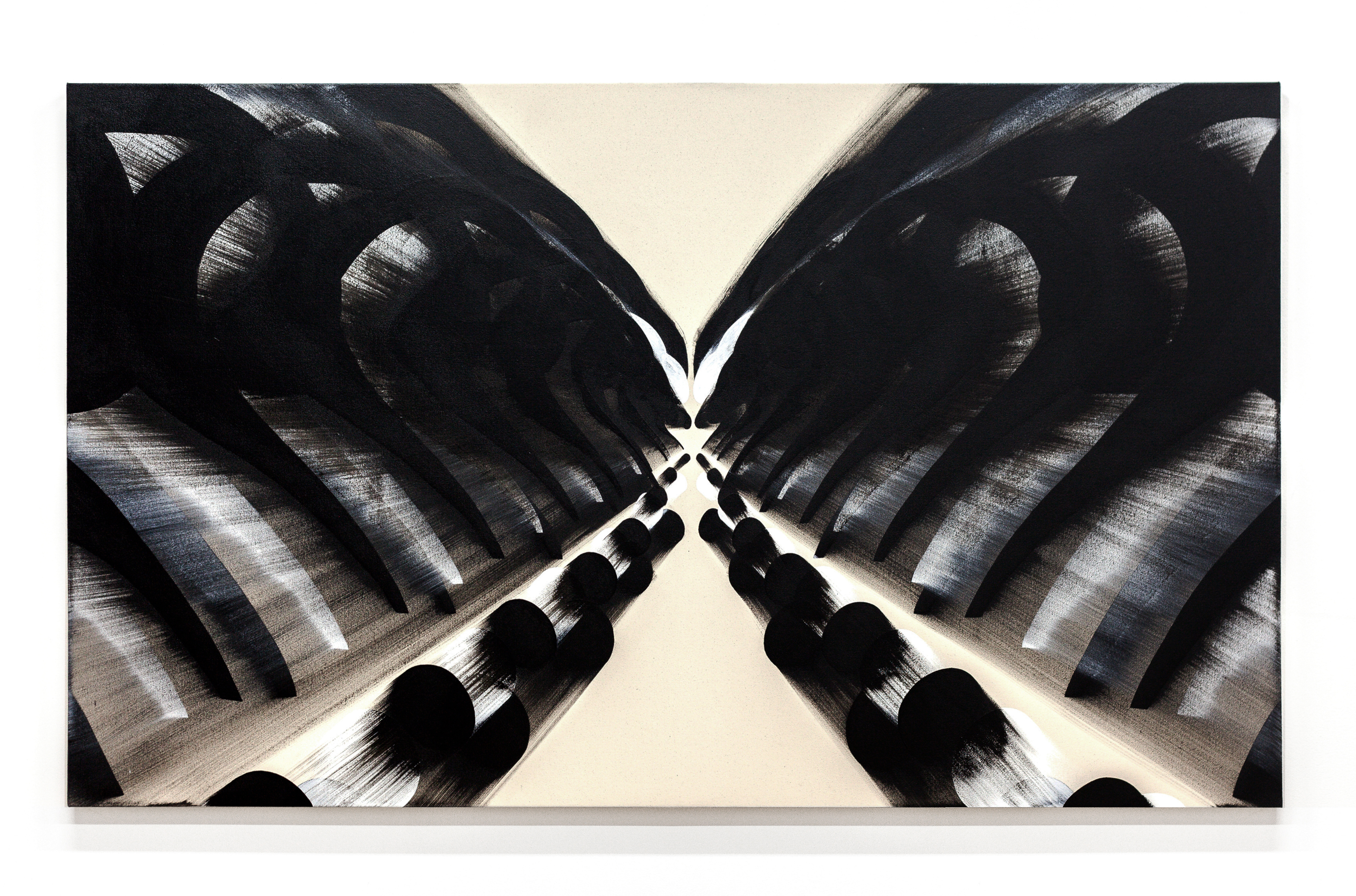 ‘Gillian’s Dilemma (Portrait of Selves at Convergence)’, oil on canvas, 49.5 X 82.75in.,2025