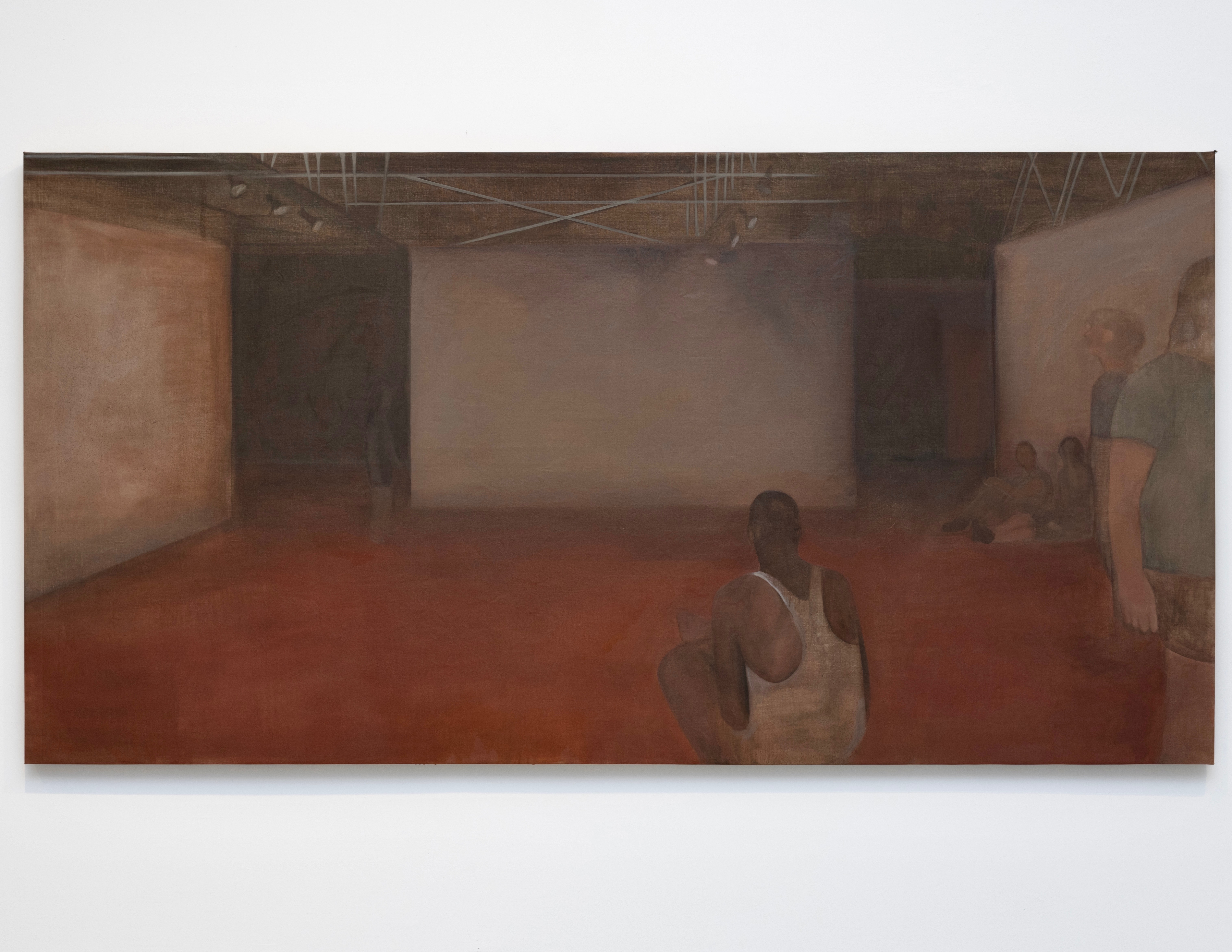 Untitled (Pompeii), Oil on Linen, 52 x 108in