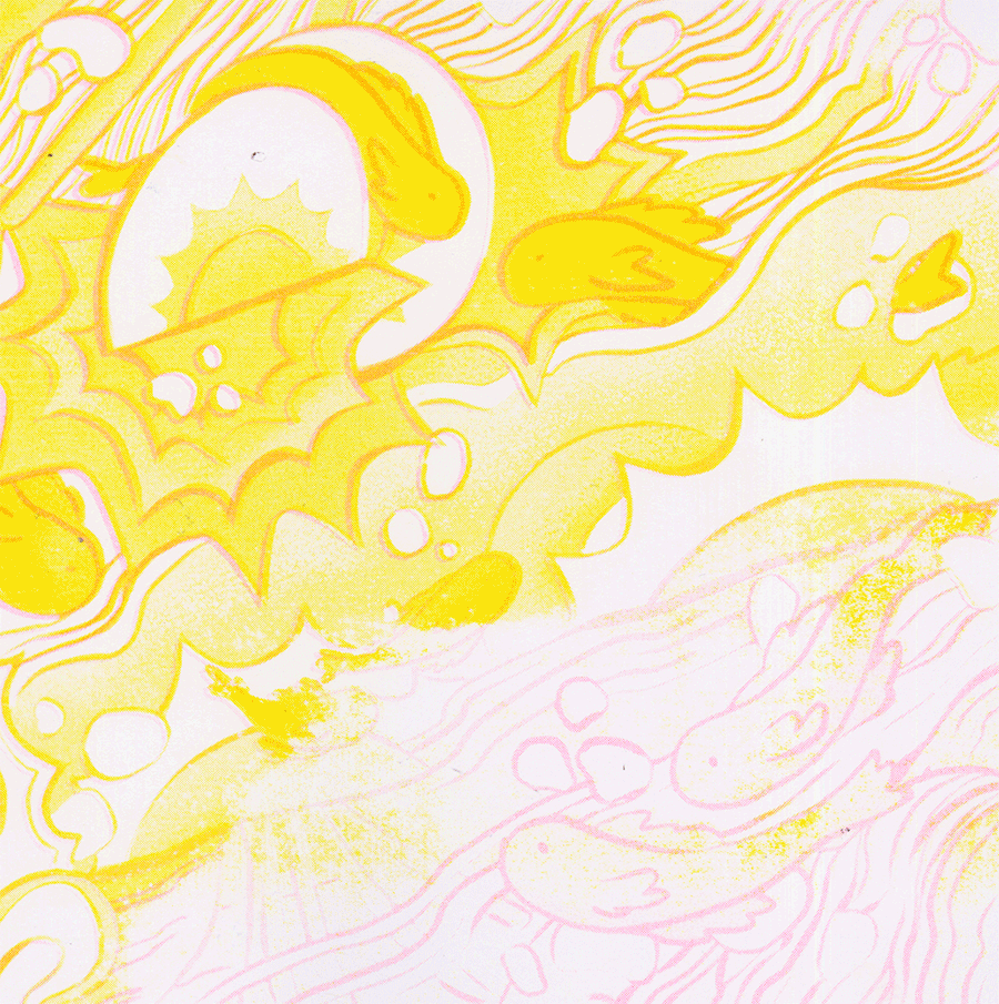 Flying Fish Riso Print. 2023