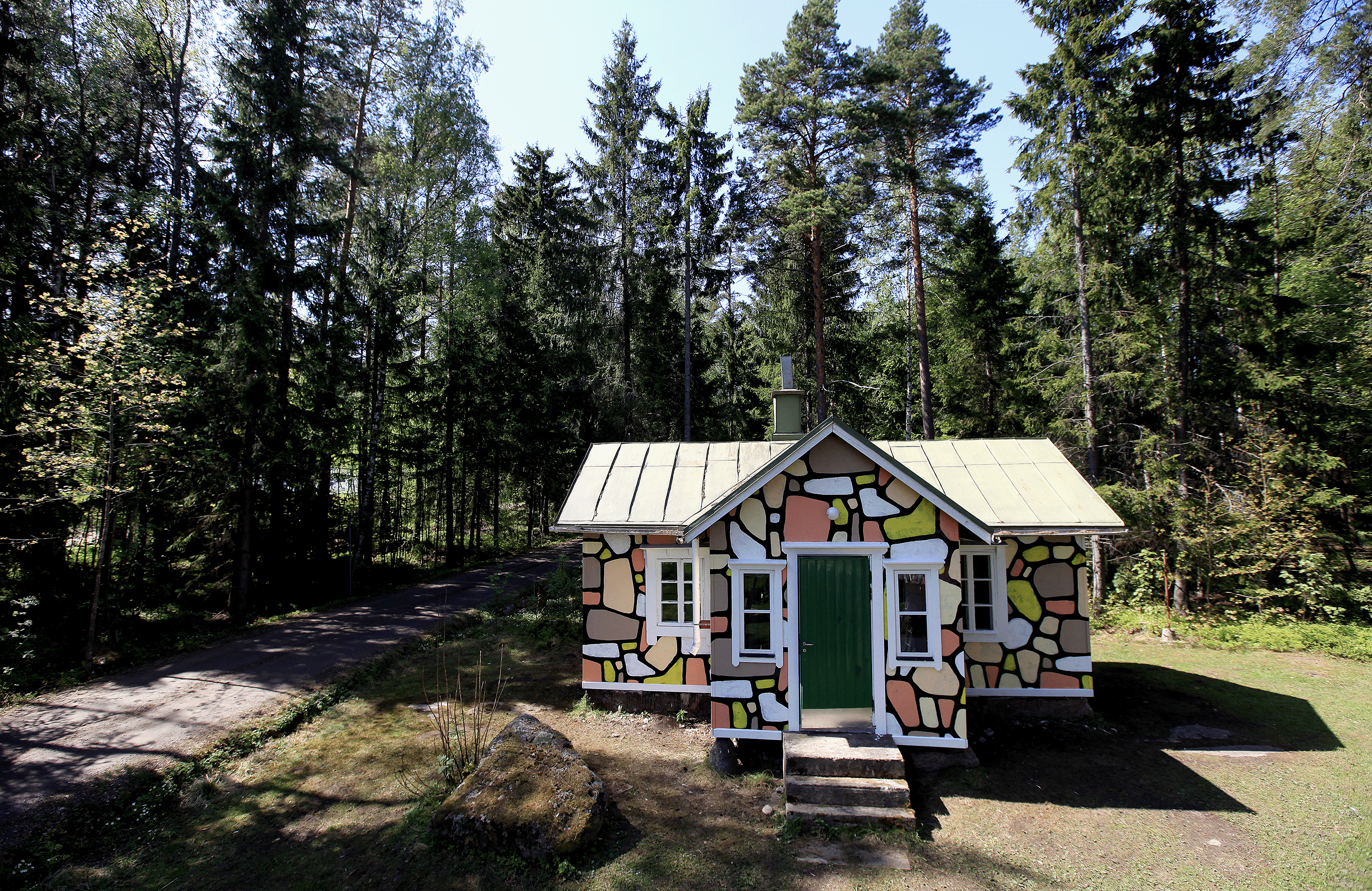 Stone clad cottage, Zabludowicz Collection, Finland