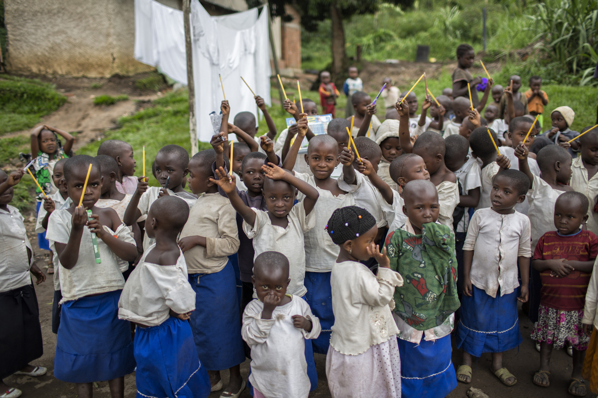 Dr. Jacques Sebisaho: "Three years ago, we started a health program visiting each household surrounding the hospital. On our first visit, we met Yvonne Kadoke, 8 years of old, who was taking care of her mother that suffers from a severe form of epilepsy, having between 30-50 seizures per day. She was the main family support and has never attended school. There were no plans for her, or for her brother, Muhindo, to have any formal learning structure. I tried to get Yvonne into a school not far from her home, but she was denied, considered too old for first grade. Last September, we realized that thanks to our nutrition program, a few other girls from the surrounding villages attended school. We identified 145 girls in a similar situation who have been out of school for family or financial reasons. Yvonne is now part of a community that she was not allowed into before and seems happy. Her mother is on a long-term treatment for epilepsy and her seizure episodes have dramatically decreased."