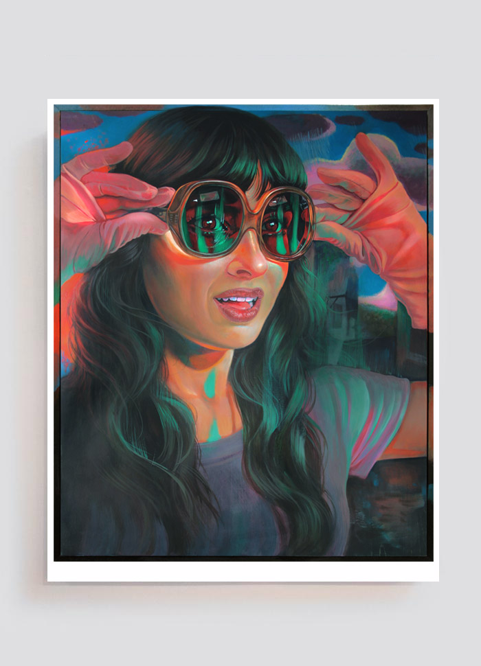 GLORIOUS! Medium: archival pigment print  Markings: hand numbered  Edition: 75 copies  Dimensions: 16" x 20"  painting 2023