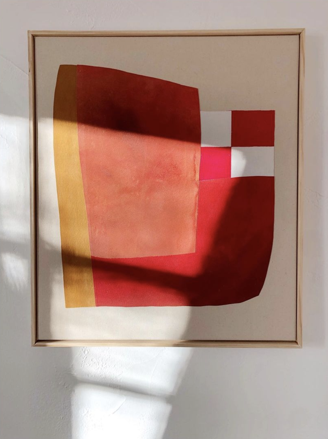 Overlook, Mixed Media on Raw Canvas, 24x28" | 2022