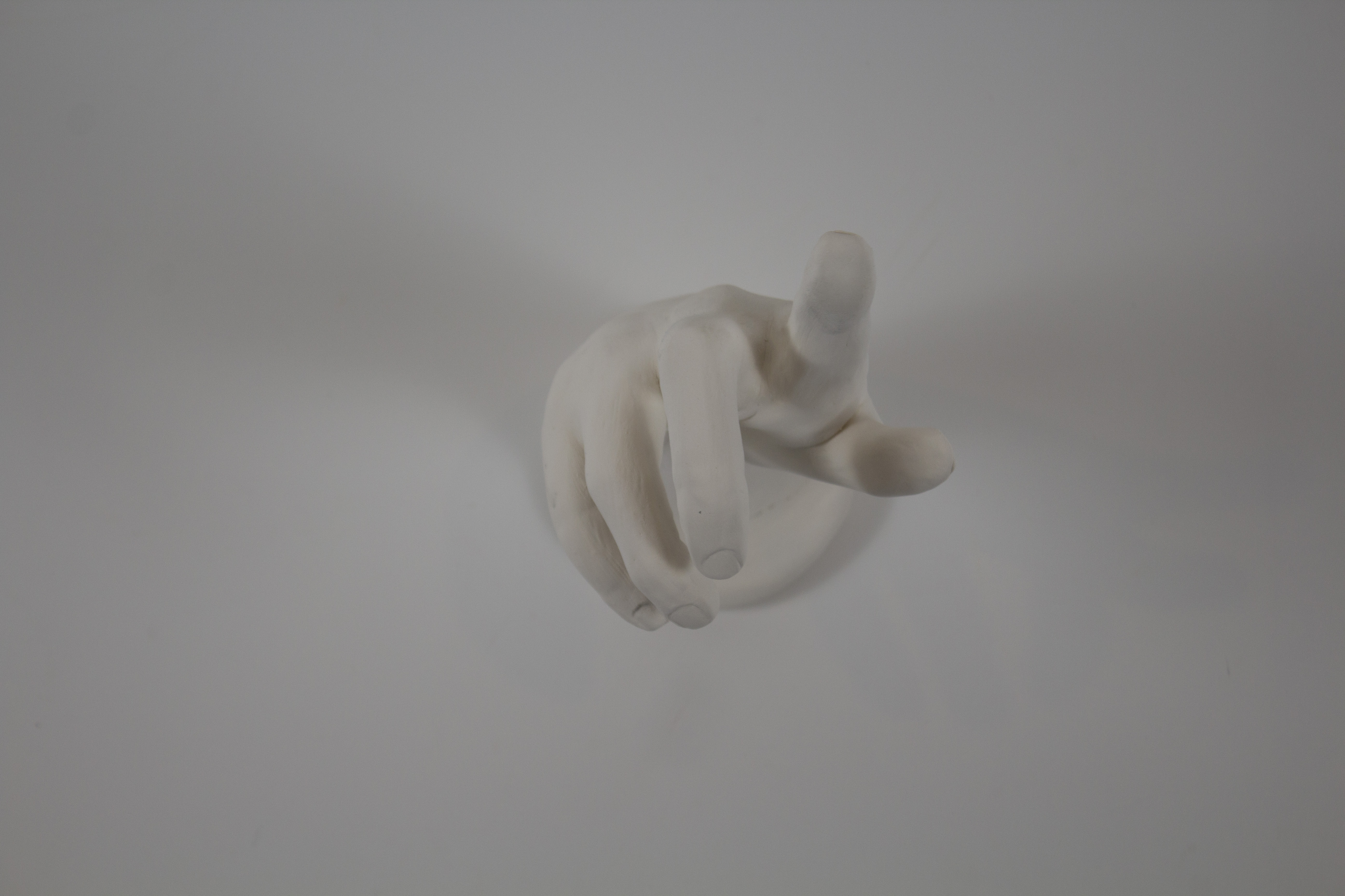 YouCone 6 White Ceramic and Underglaze, 10x7x2, 2023