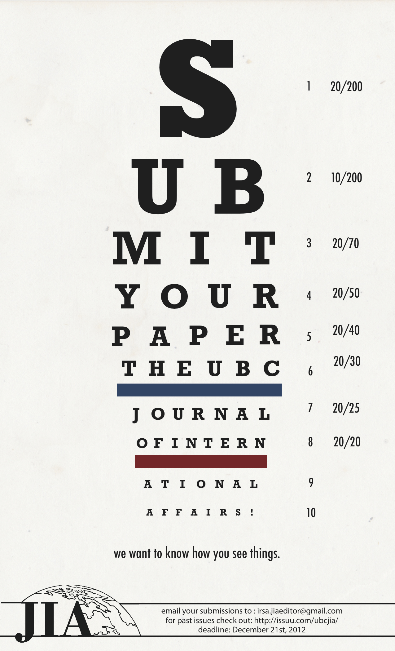 call for submissions/logo design