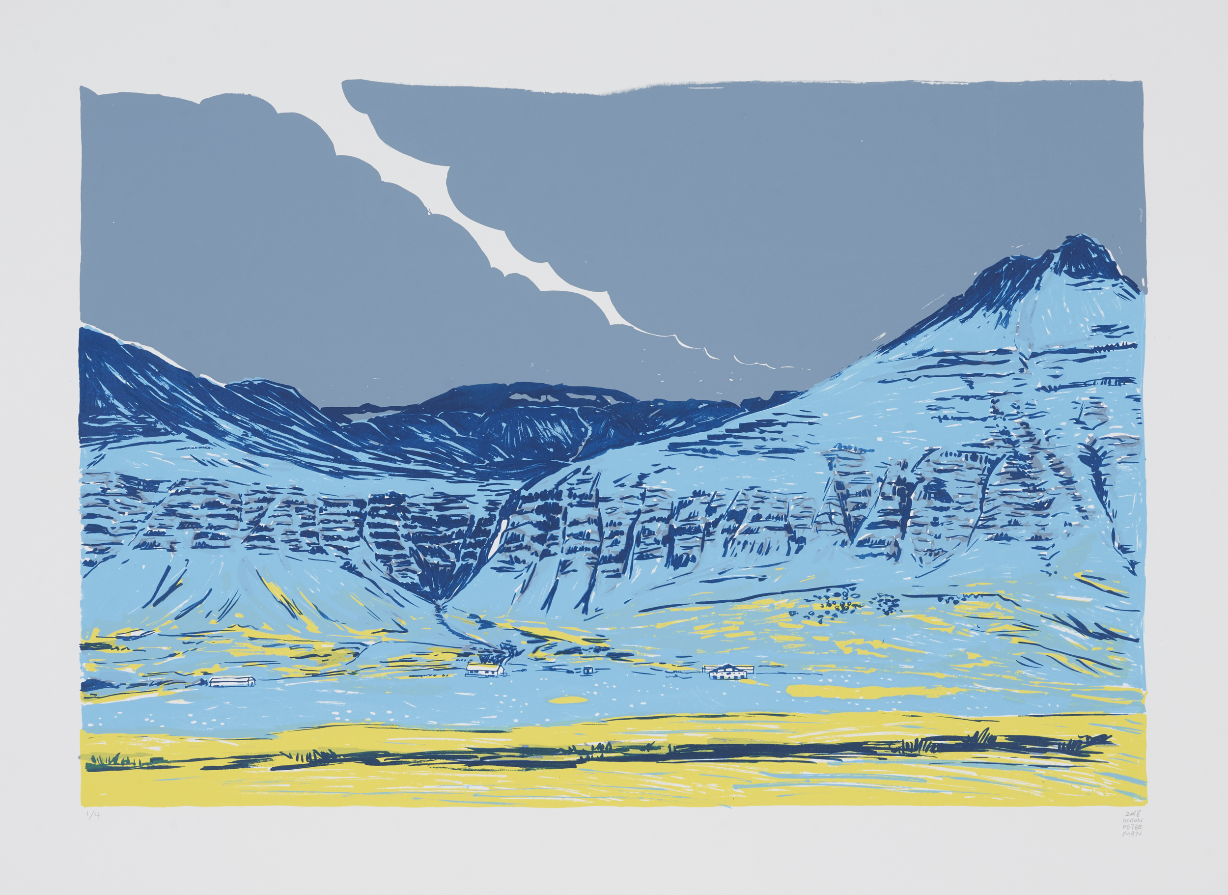 The Last Ride, 4-colour silkscreen print, 600x 440mm, Edition of 4, 2018