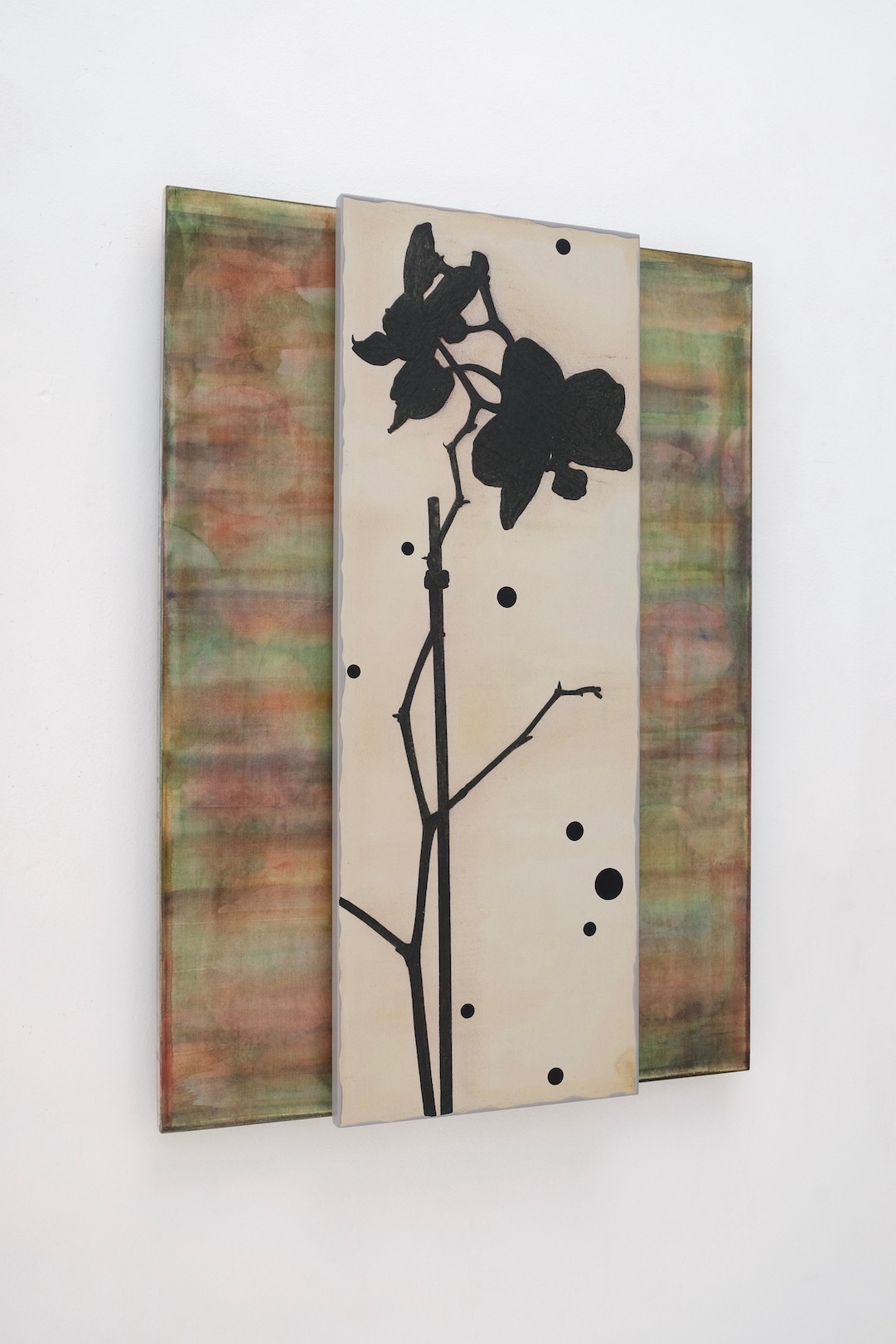 Untitled 2019, acrylic and alkyd on panel, 55 x 40 cm