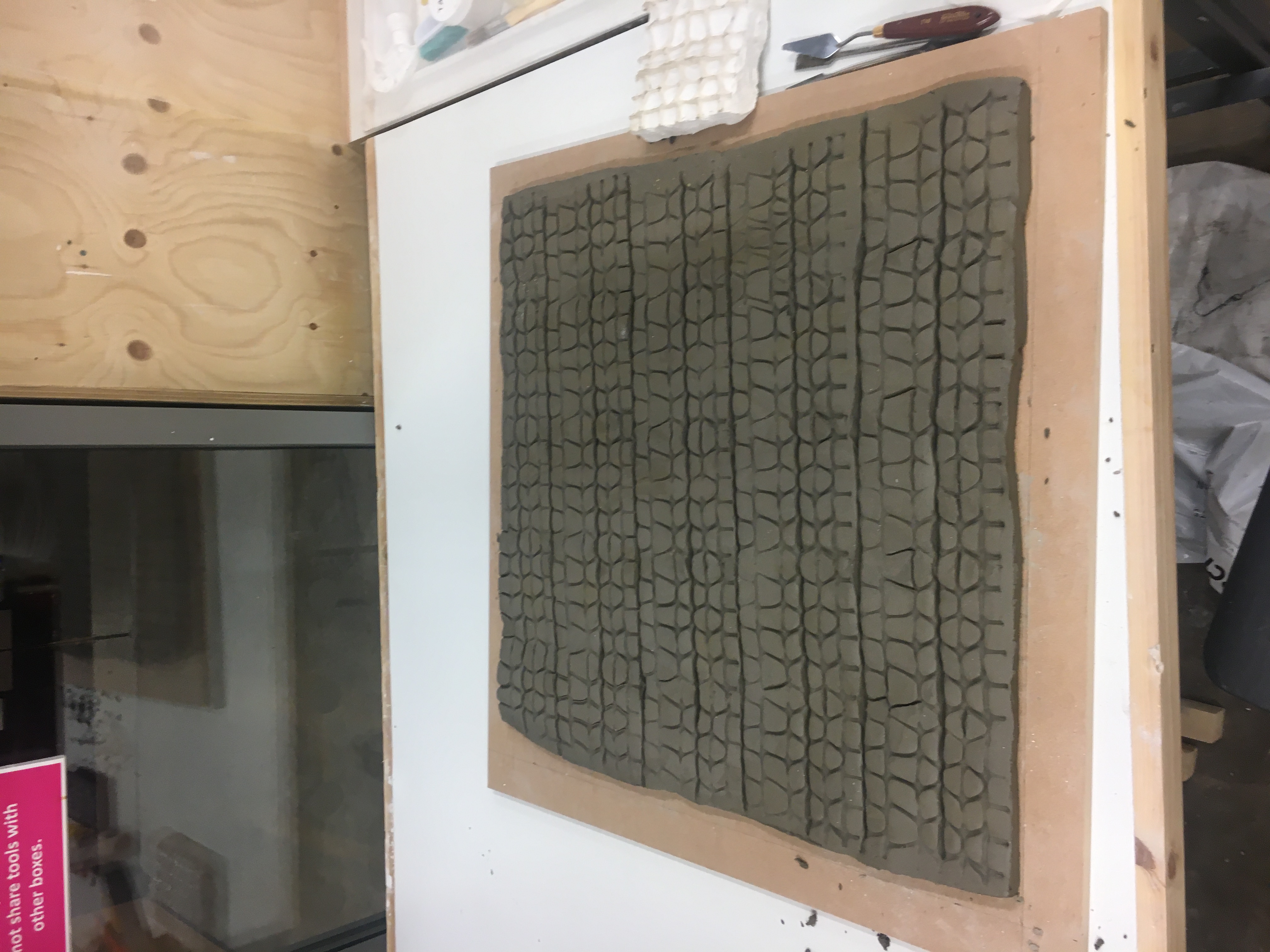 repeat pattern in clay