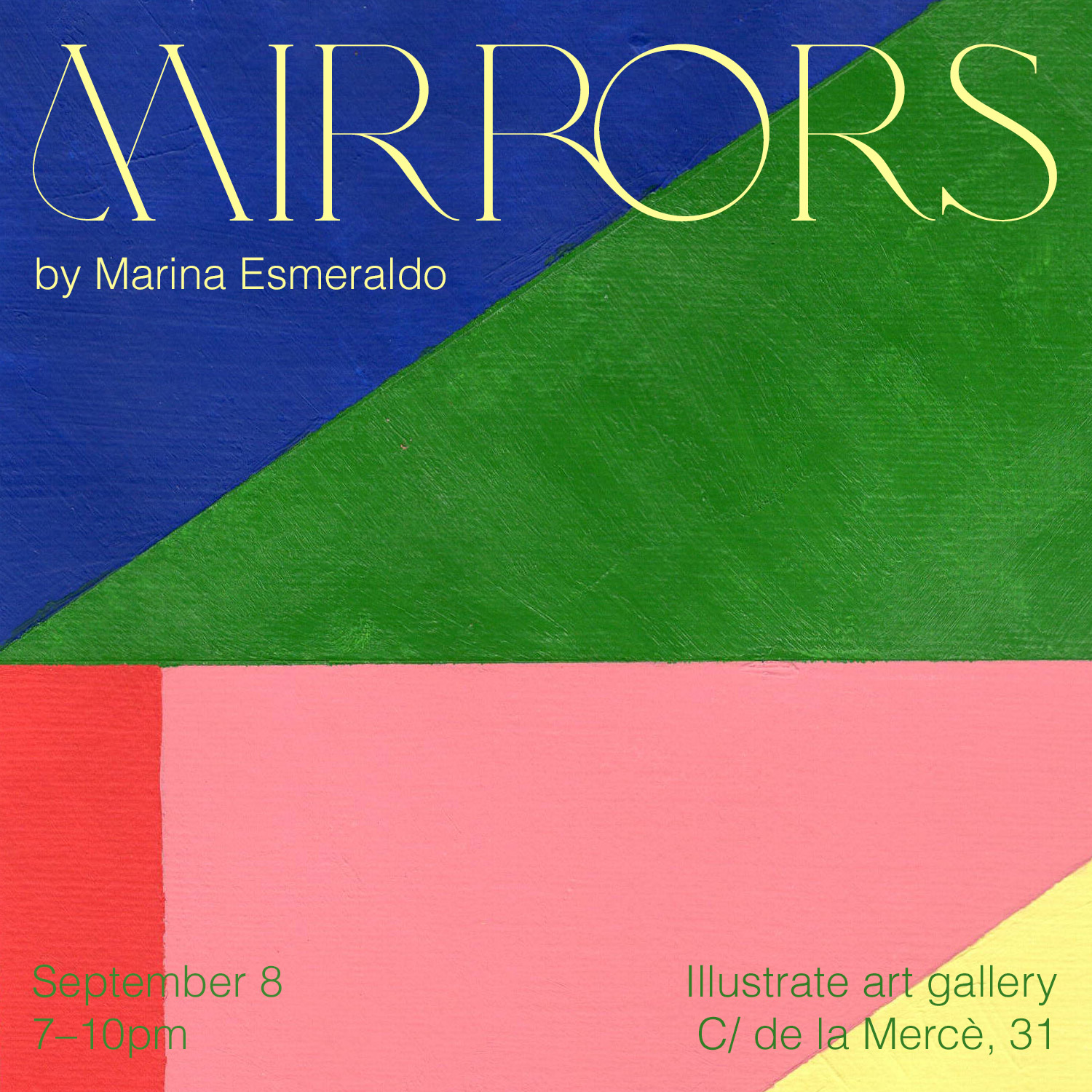 Mirrors exhibition graphics