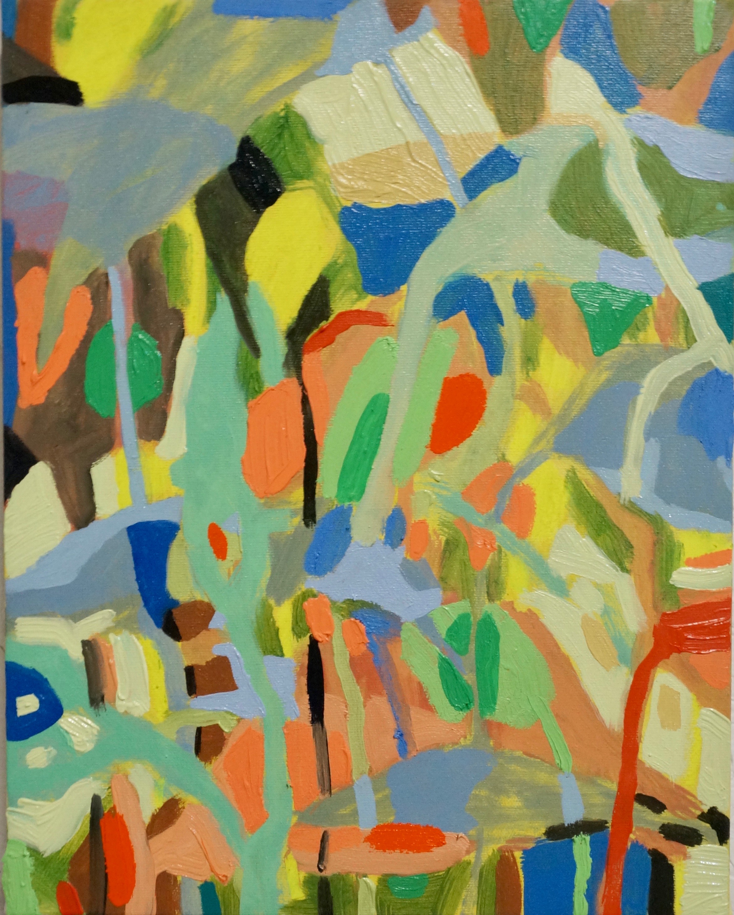 Summerscape Oil on canvas. 11x14. 2022