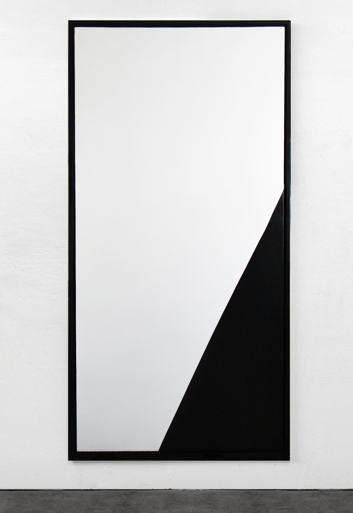 RECONSTRUCTED COMPOSITION (No. 1-4) 2014 Acrylic on Reconstructed Canvas, Frame 206 x 106cm