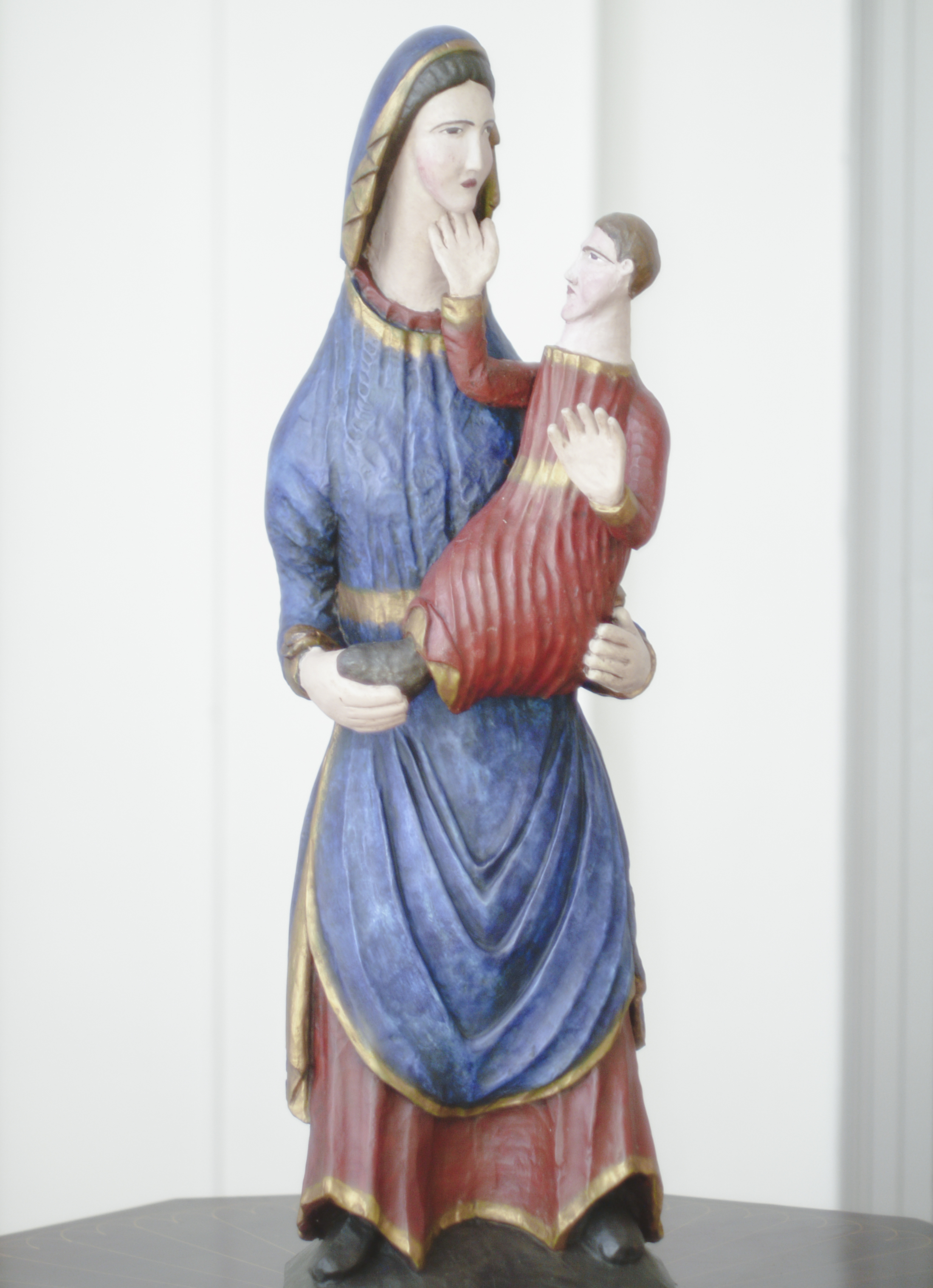 noyer, polychromie | h. 80 cm