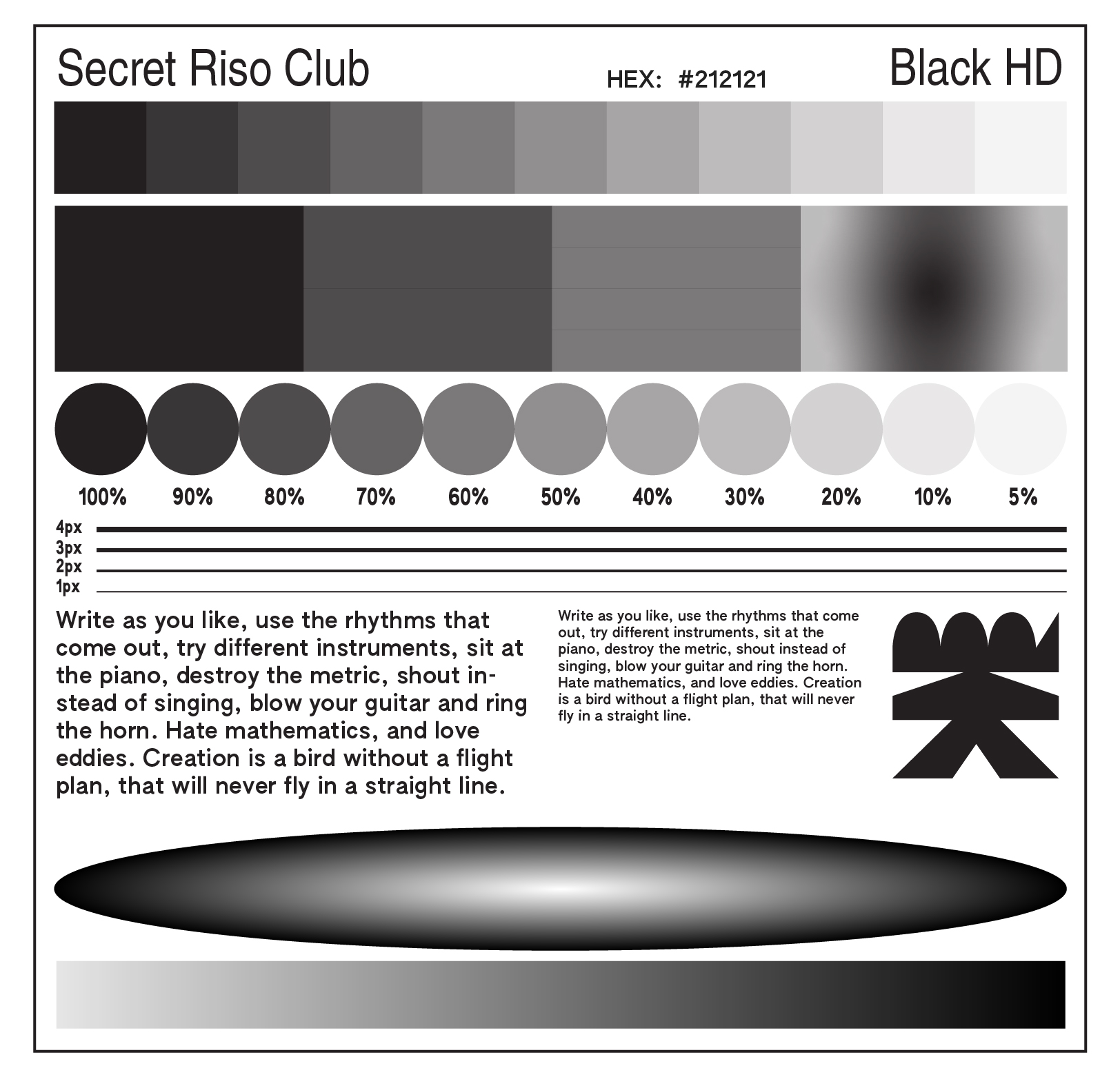 30-Colour Risograph Overprint Colour Chart