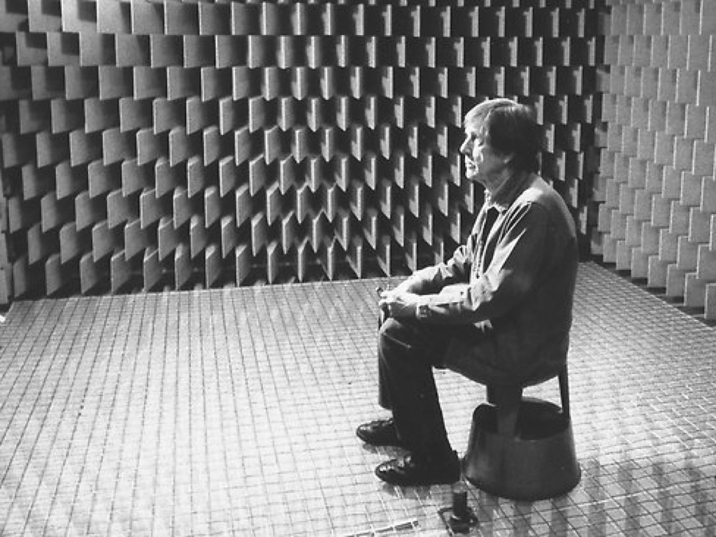 John Cage, 1951 visit to the anechoic chamber at Harvard