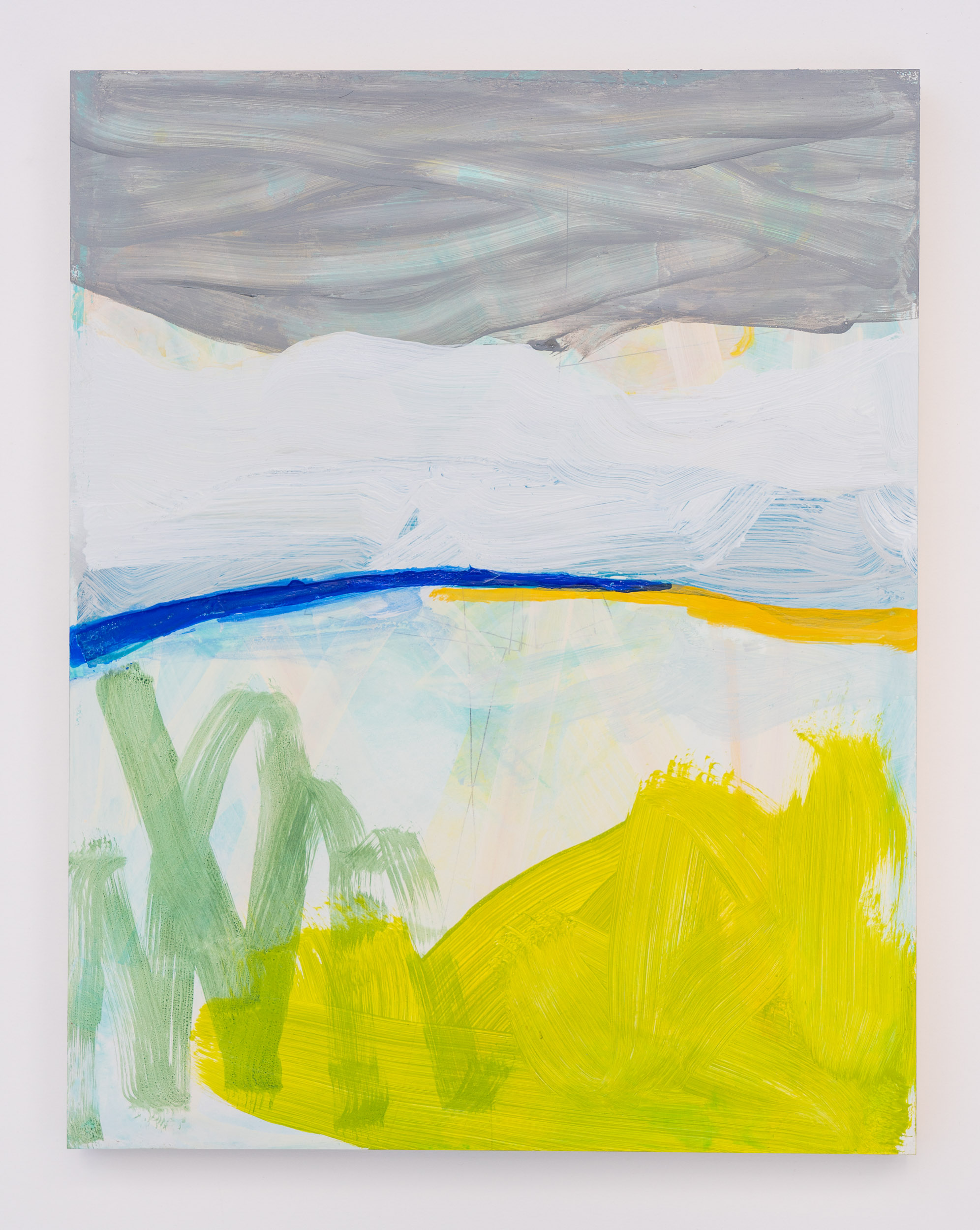 2019, acrylic, and ink on panel, 14 x 11 inches