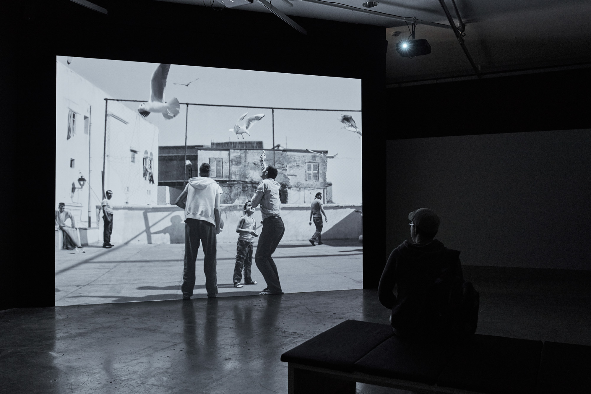The Algiers' Sections of a Happy Moment installed at Project Arts Centre Dublin 2015