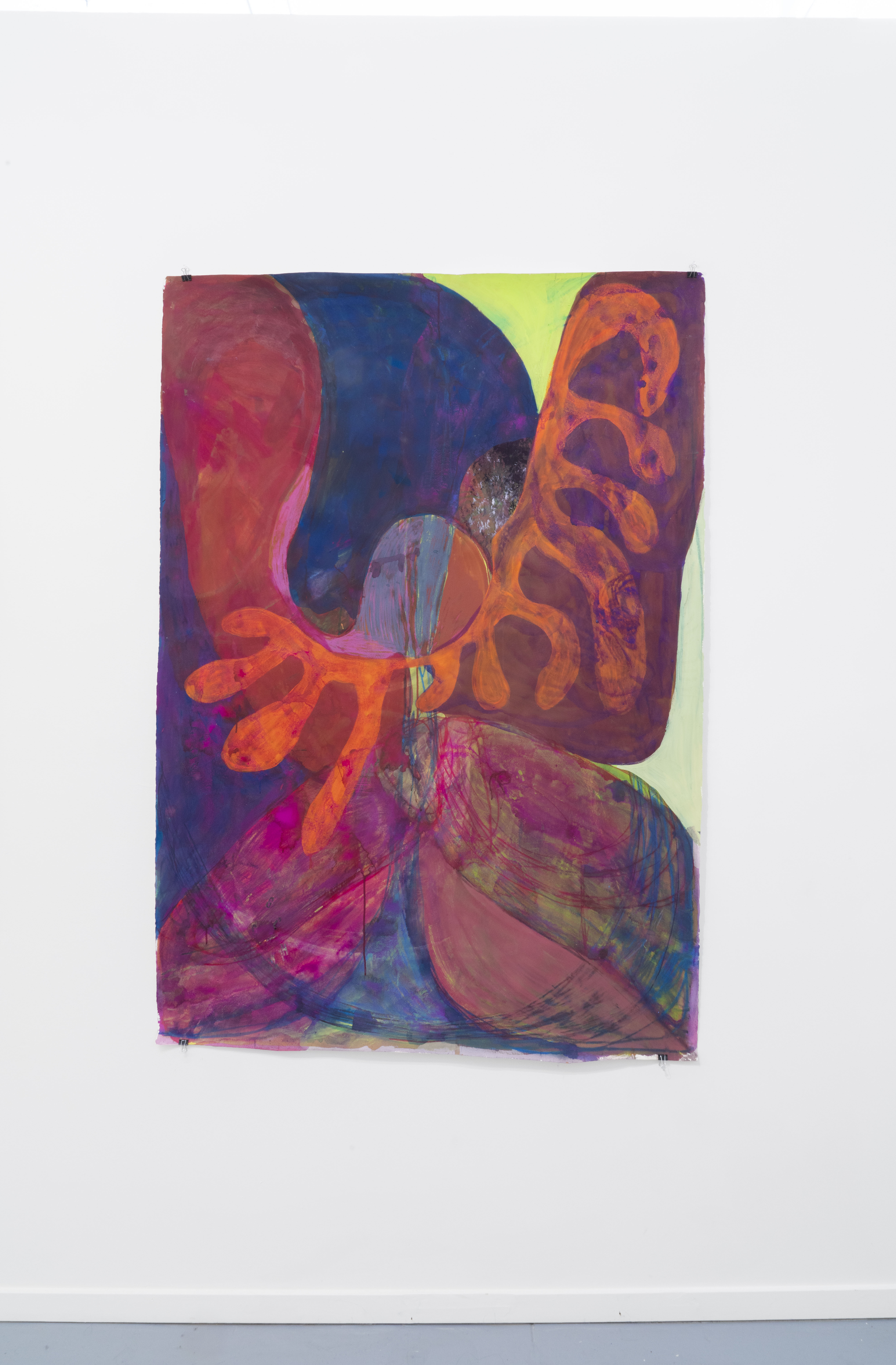 Ms. Thing, 62 x 45”, mixed media on paper, 2022