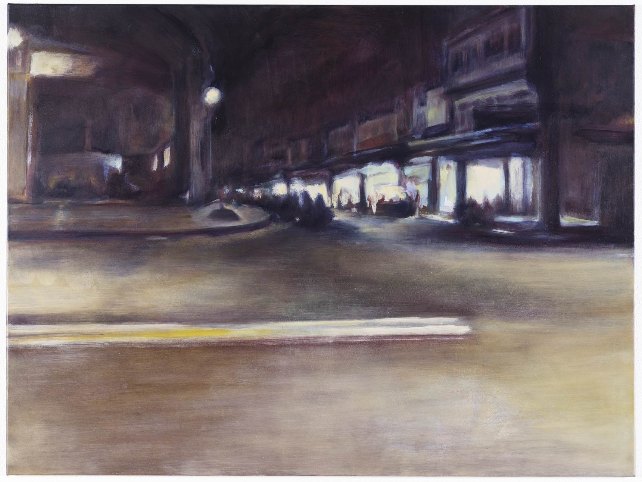 A street, 2019, oil on canvas, 120x100cm