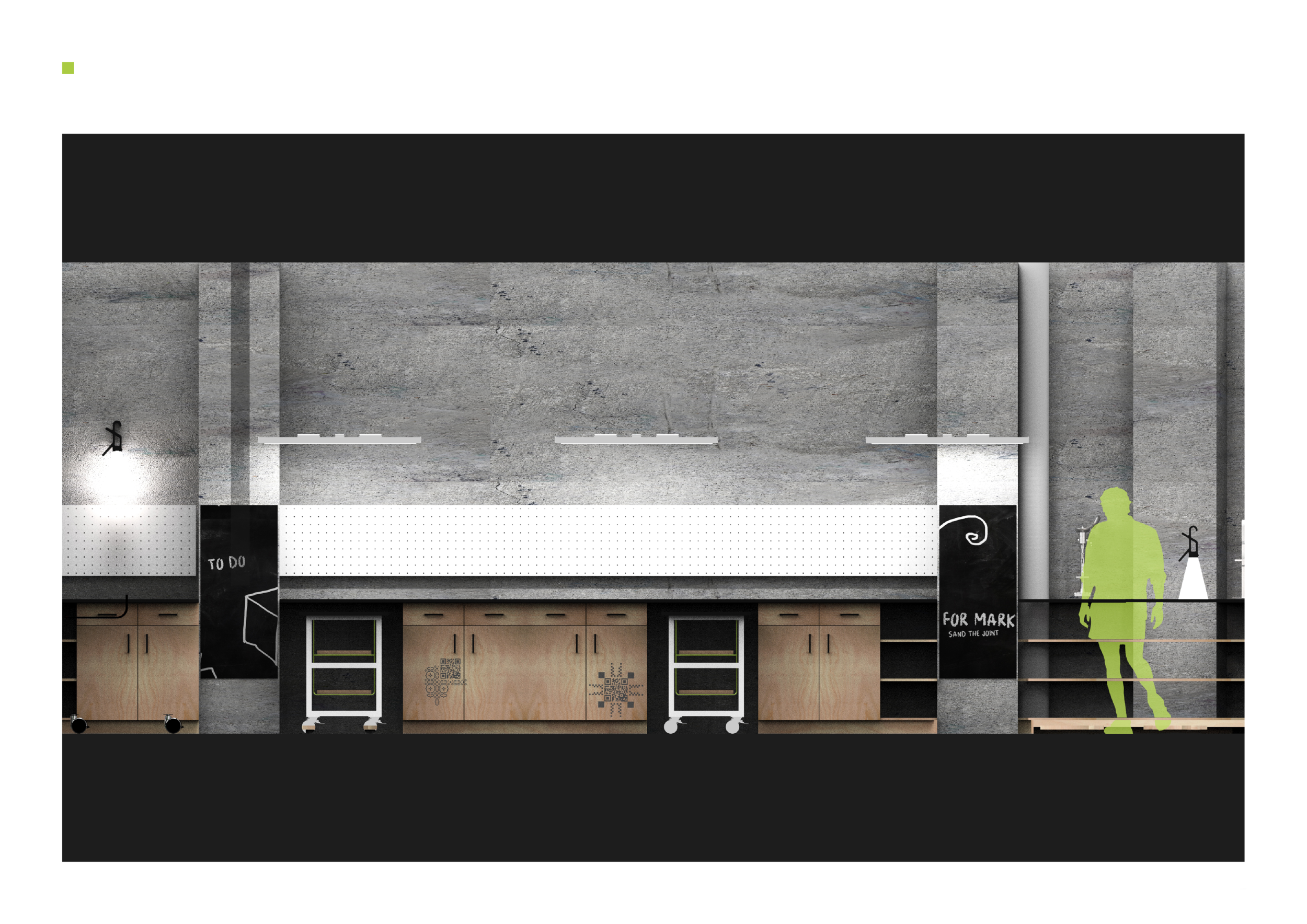 Pontio Innovation workspace. Commission. 2017.