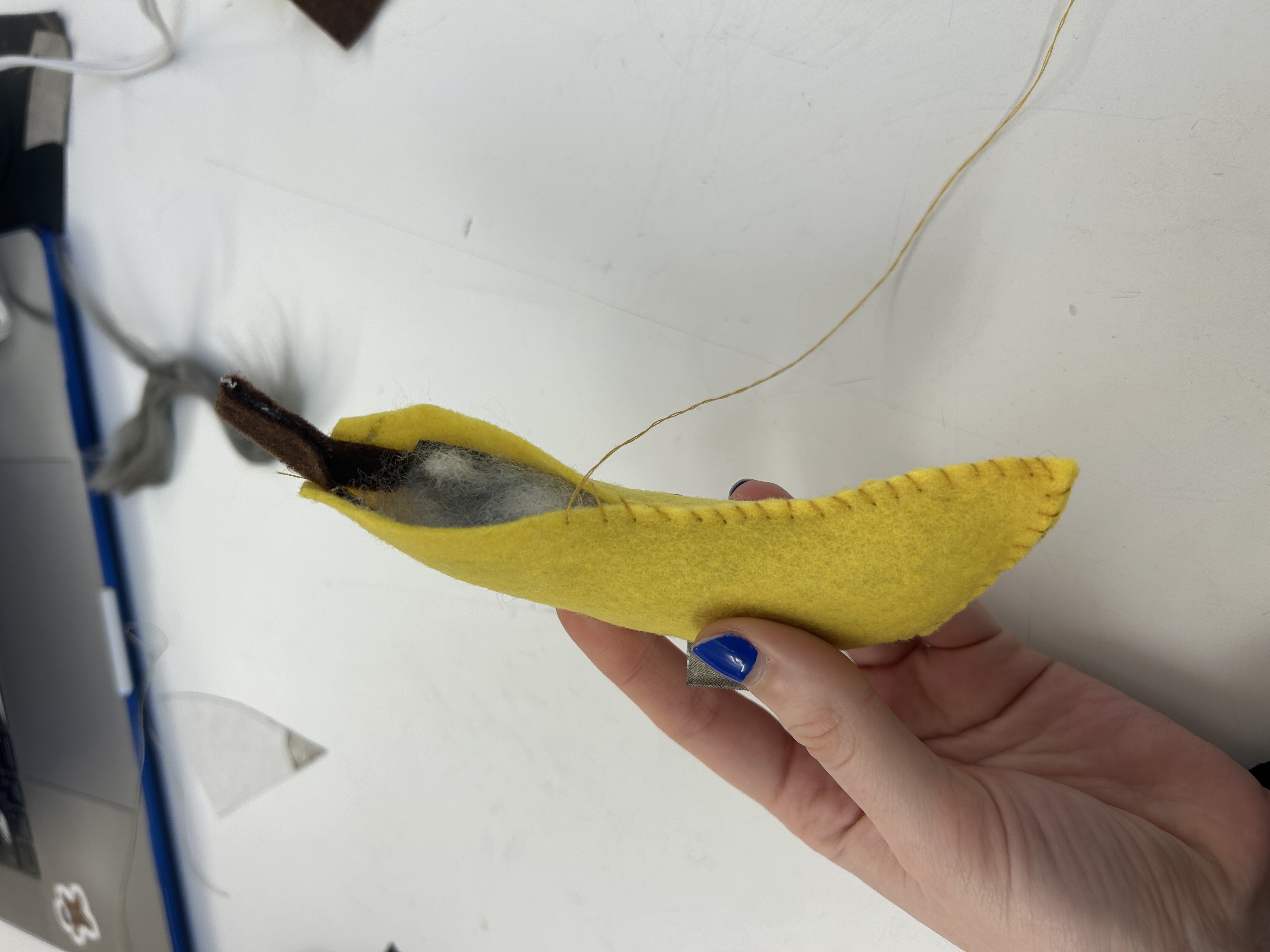 Added the conductive stuffing