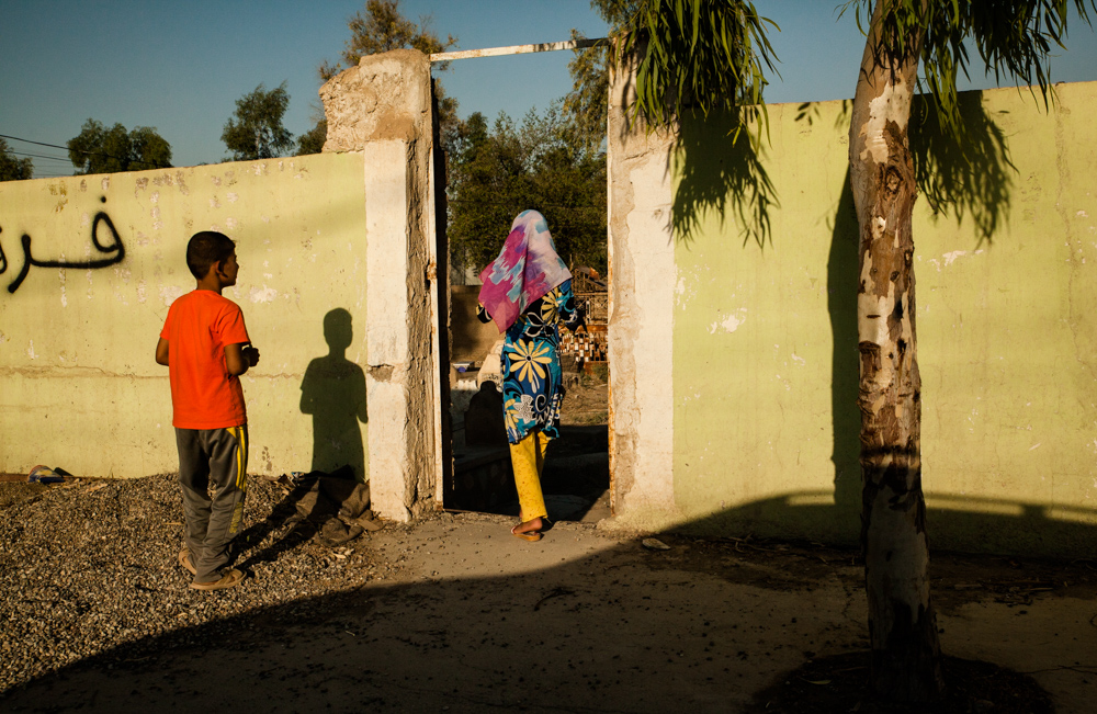 Taza Khurmatu, south of Kirkuk. July 2015. Taza Khurmatu is a village populated by shi'a Turkmen.