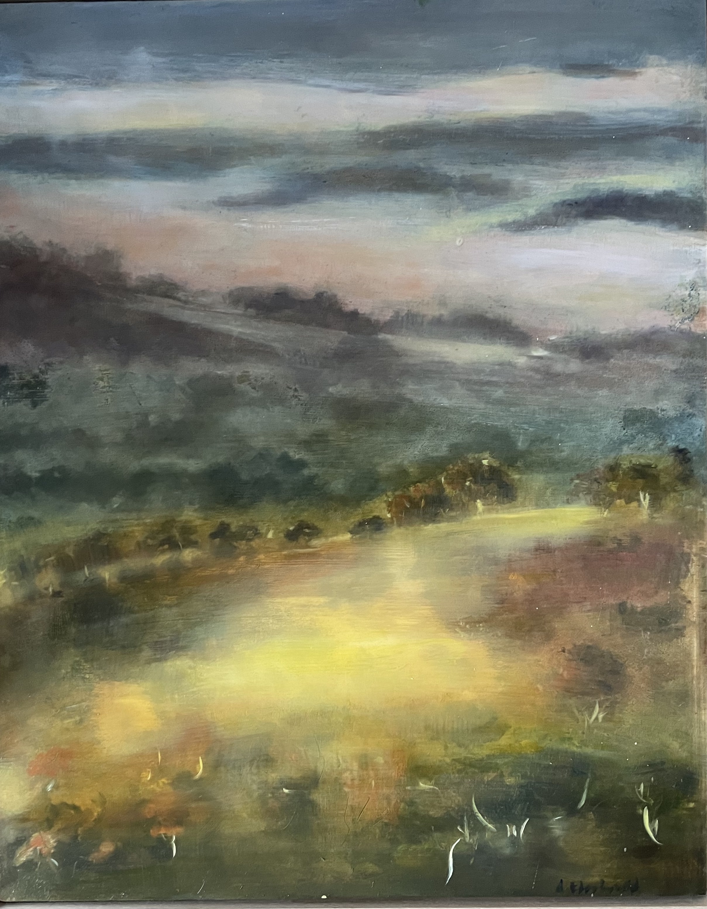 ‘Mist’ (2021) 50cm x 40cm Oil on Board  SOLD