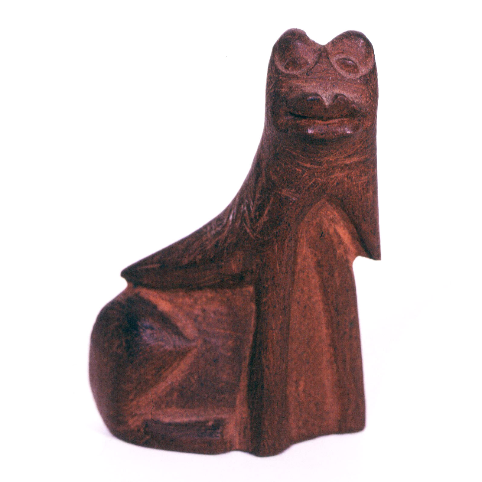 Red frog, 1960sCeramic stoneware