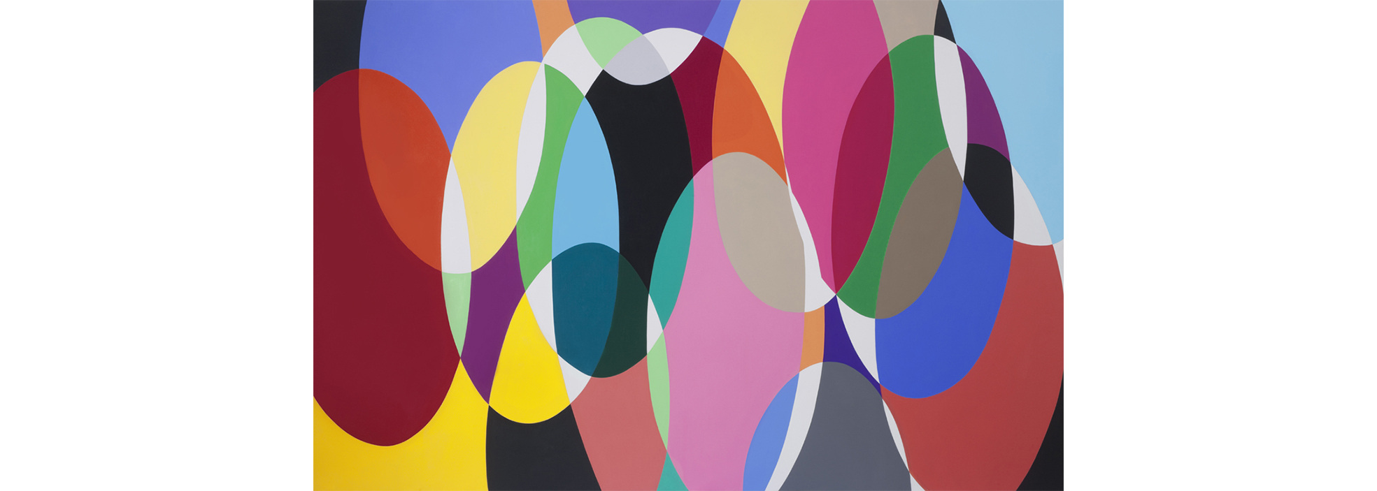 Untitled, 2010. Acrylic on canvas, 190 x 290 cm.
