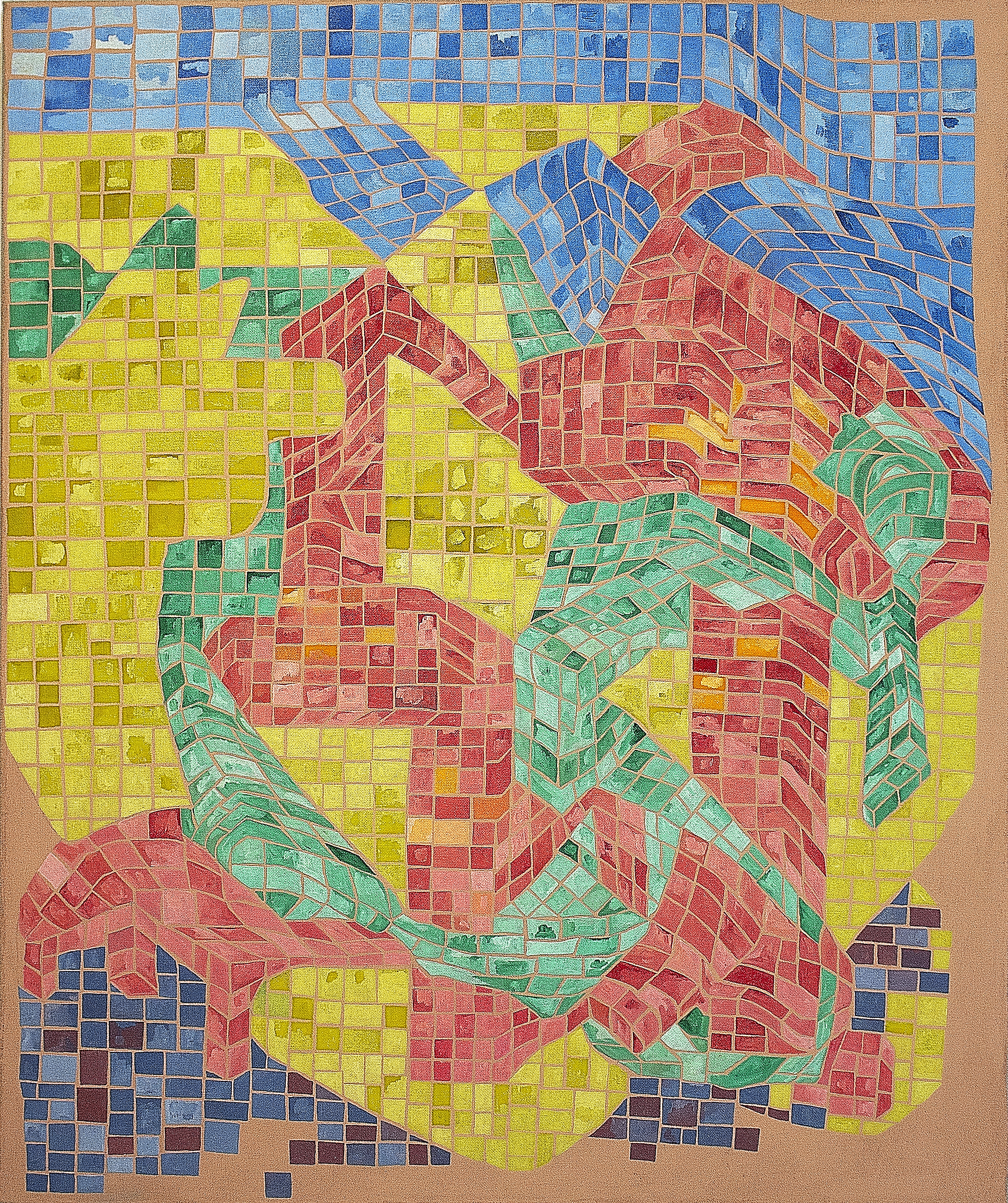 Mira Vista, 36 x 30, oil on canvas, 2020