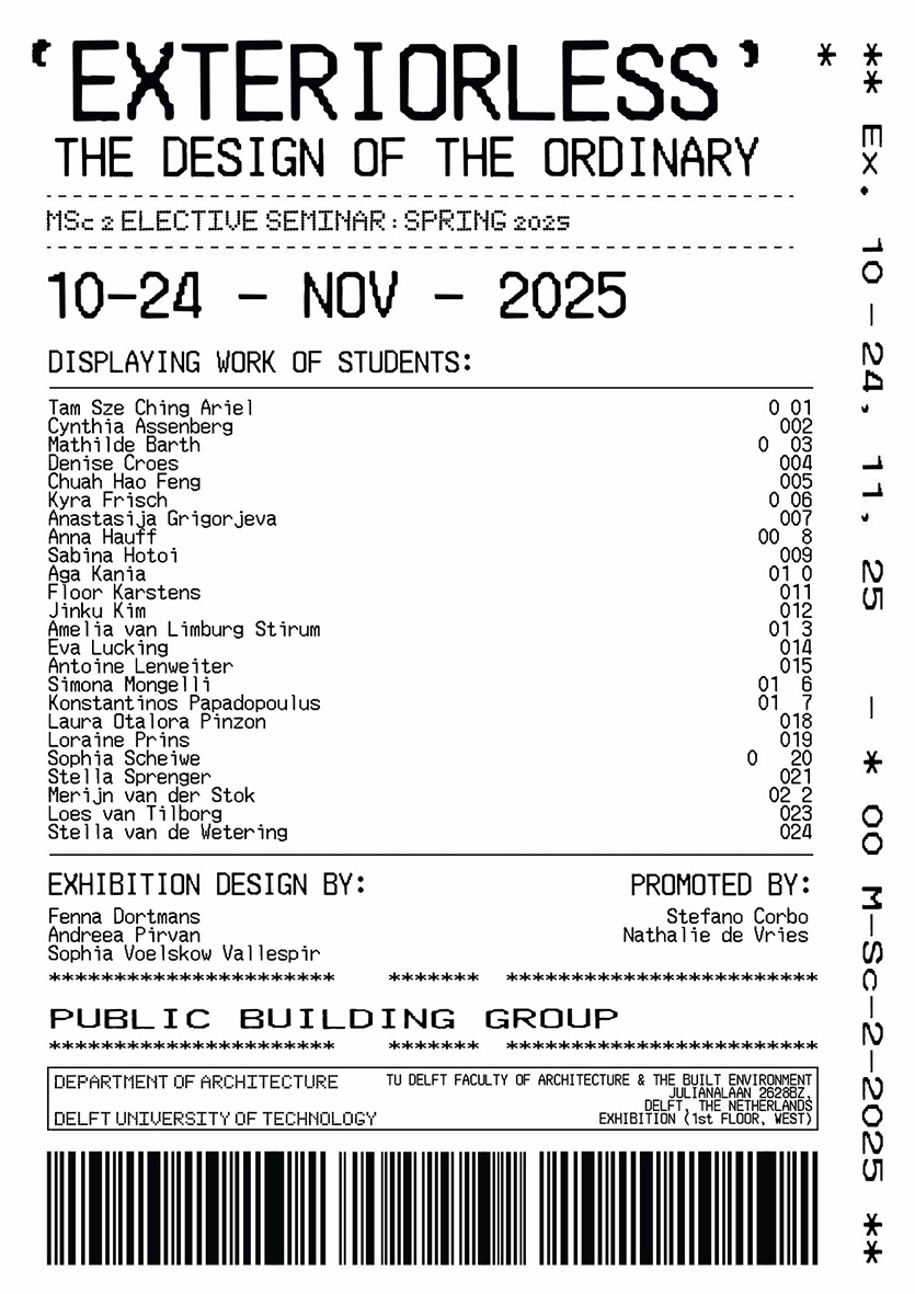 Exhibition: EXTERIORLESS. The Design of the Ordinary (2025)