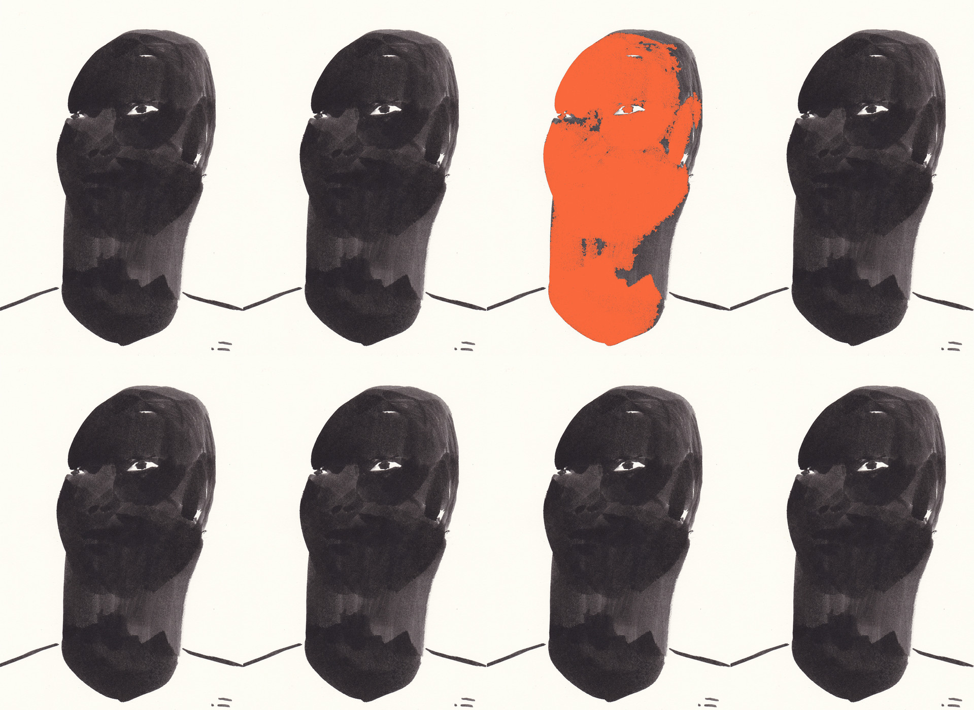 Focus on me, 2017, digital print on paper, 30*50(cm)