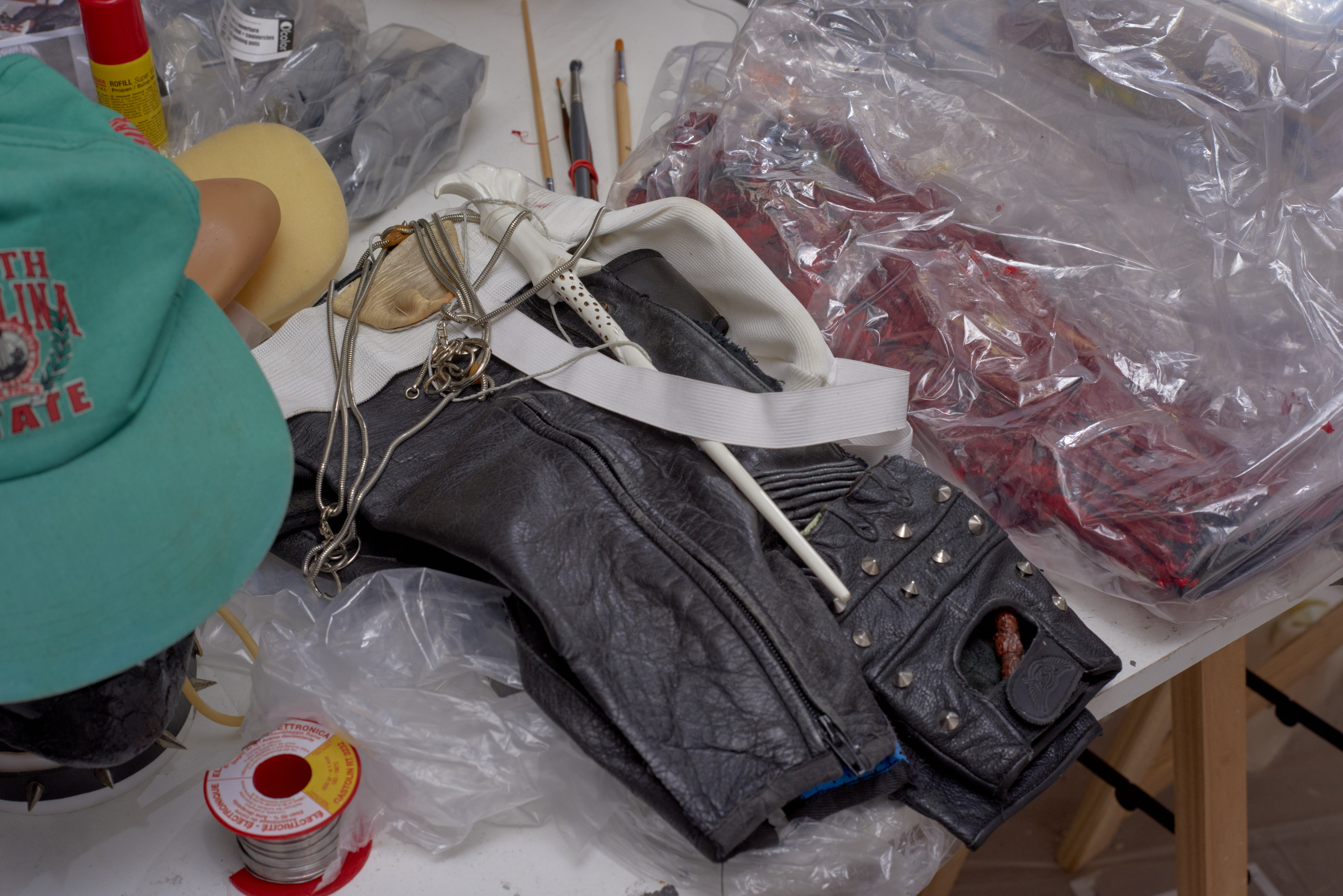 Mask, 2020 (detail). Studio view.