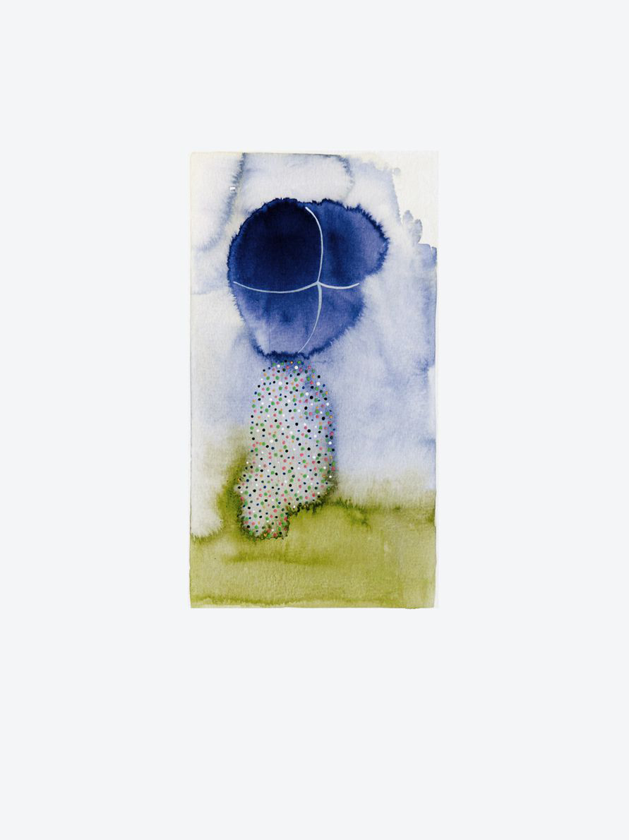 Didier Mencoboni Estran, 2024 Encre sur papier 40 x 30 cm Courtesy de l'artiste et de la Galerie Eric Dupont